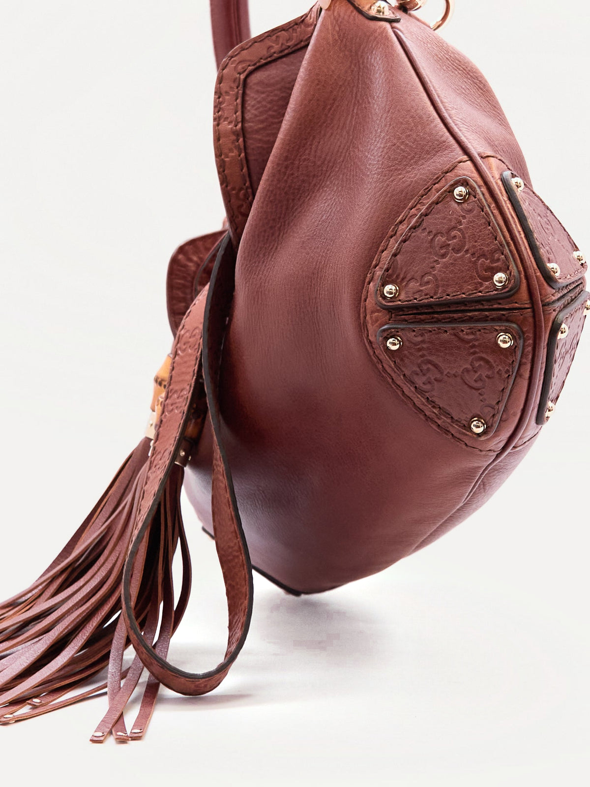 Gucci Black Leather Indy Bag