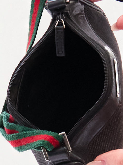 Gucci Black Sherry Canvas Pouch
