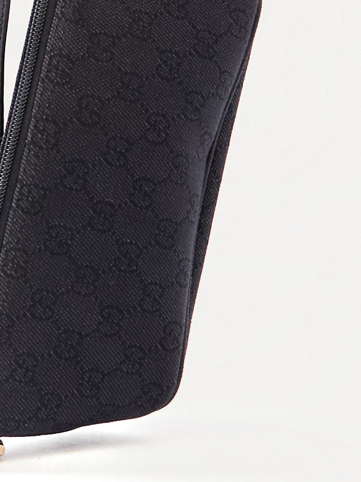 Gucci Black Monogram Pochette