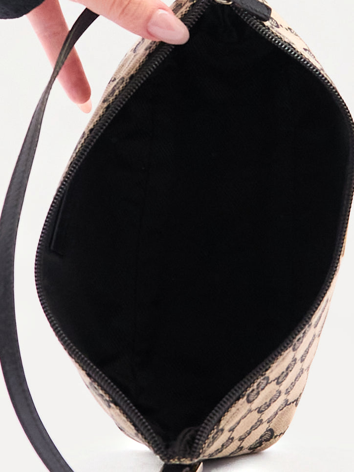 Gucci Navy Monogram Pochette