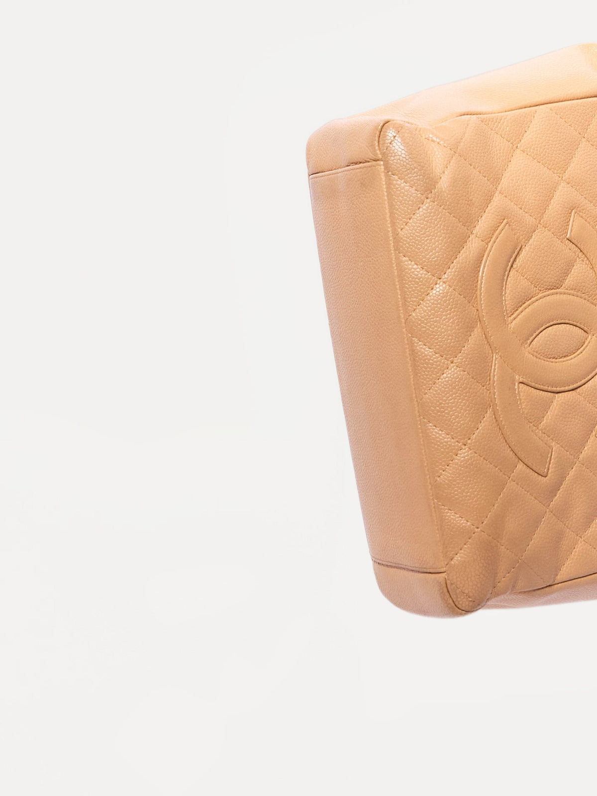 Chanel Tan Petit Shopping Tote
