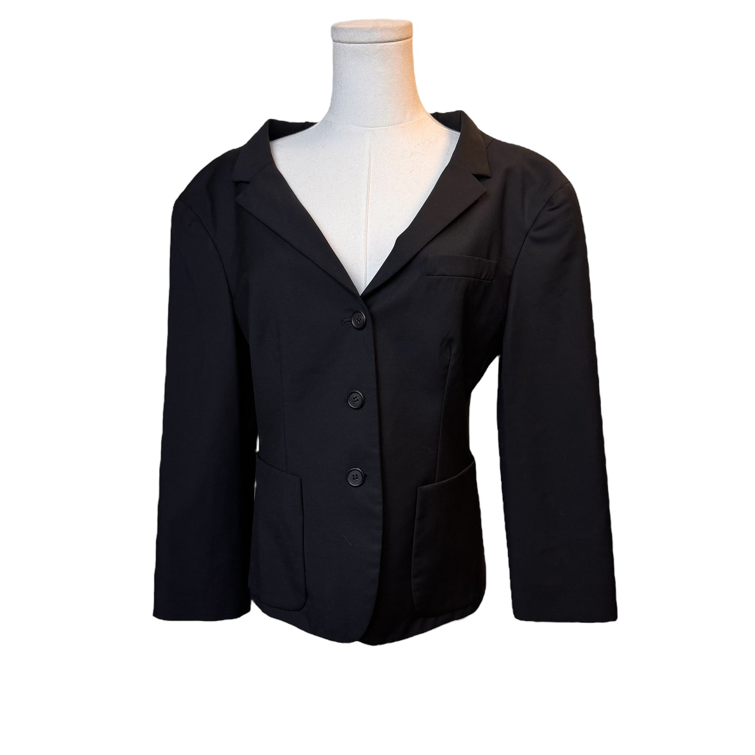 Prada Black Blazer Top