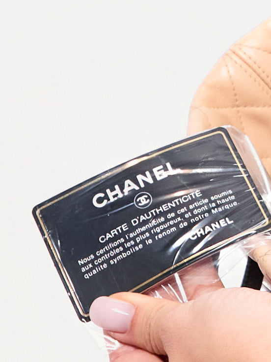 Chanel Tan Rue Cambon CC Tote