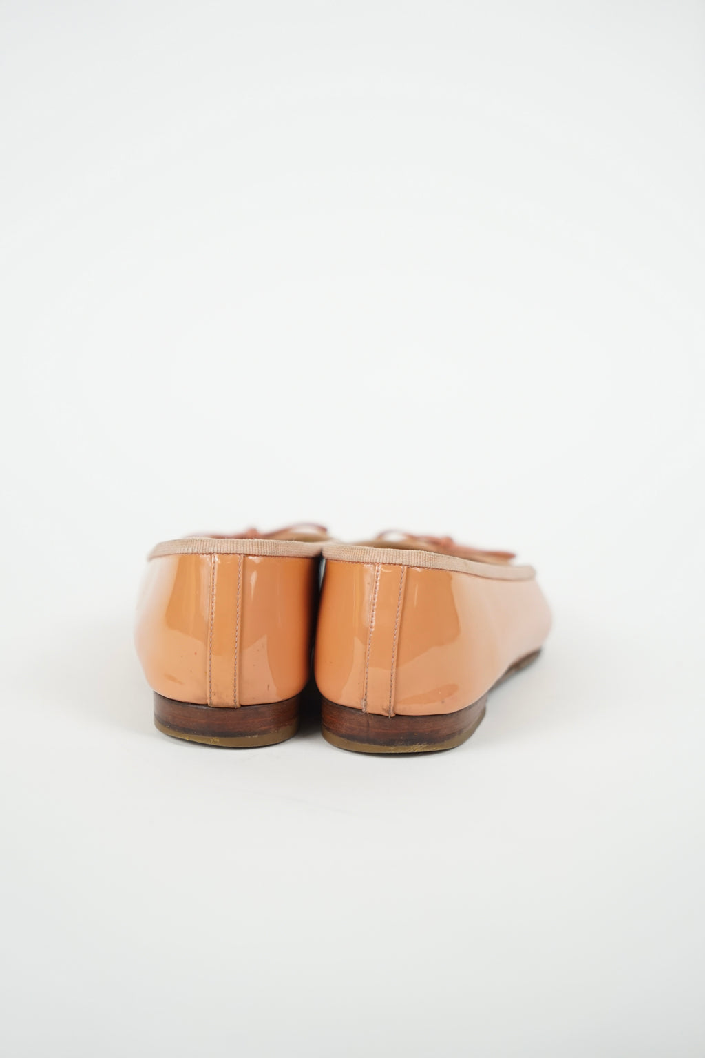 Chanel Pink Patent Leather Ballet Flats, FR 37