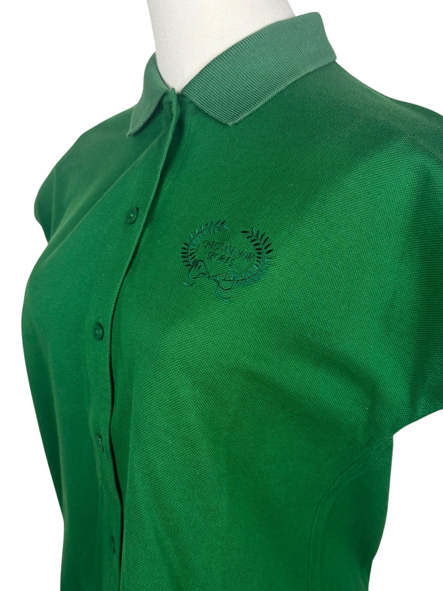 Christian Dior Sports Green Polo Top