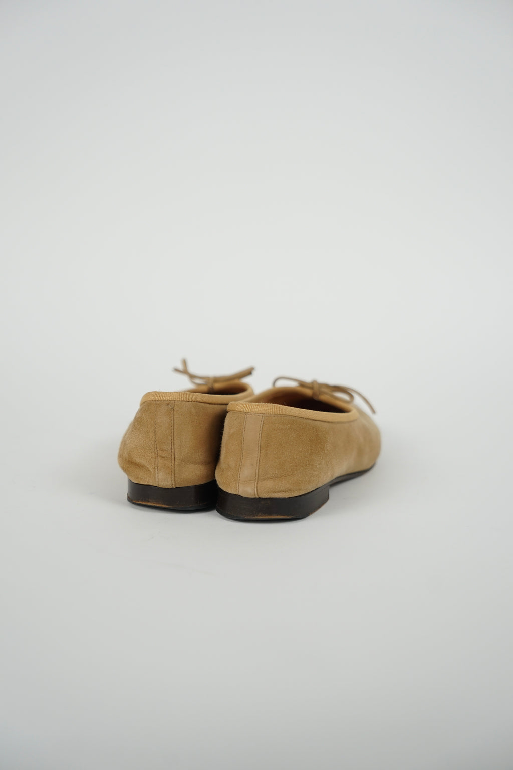 Chanel Brown/Beige Lizard Ballet Flats, FR 37