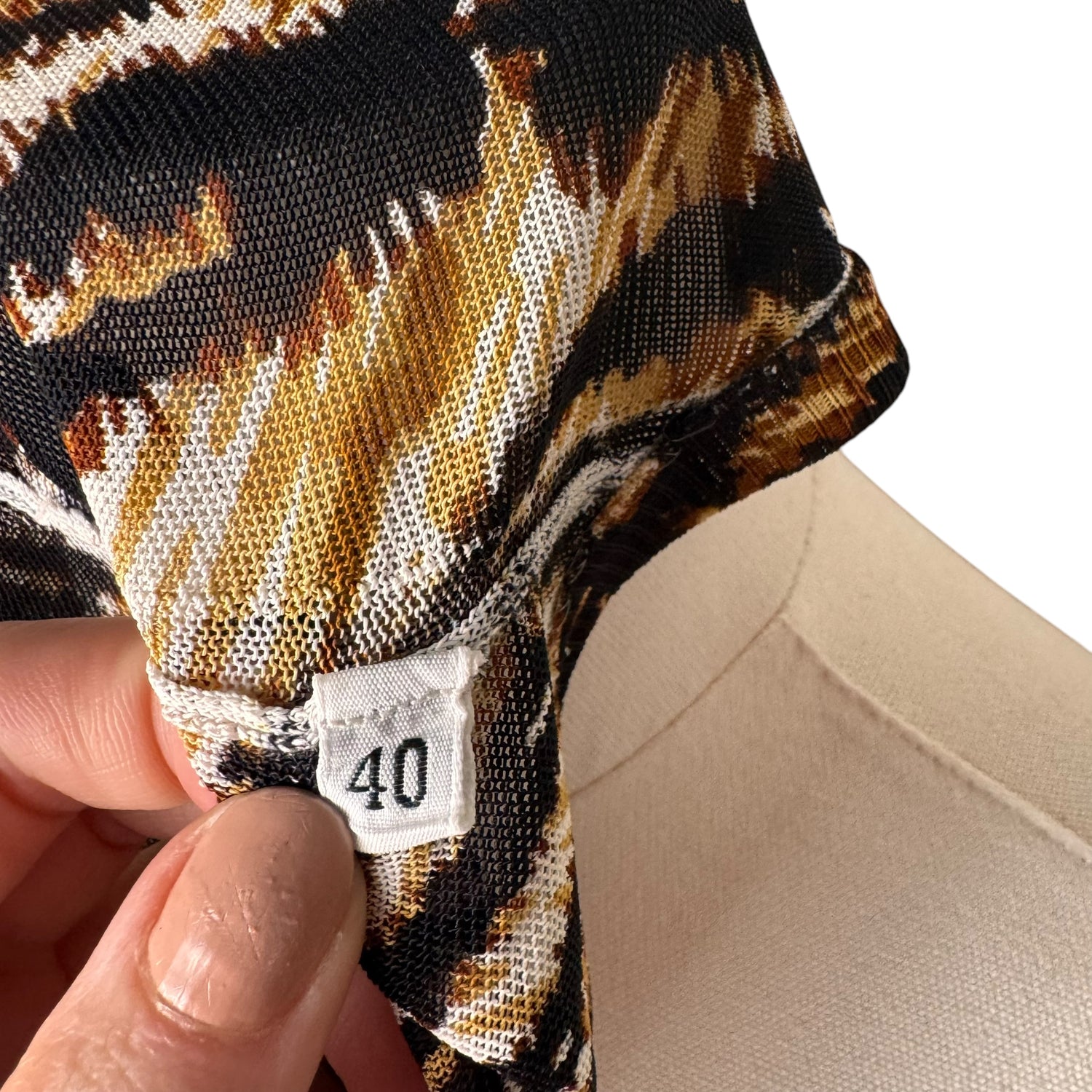 Dolce & Gabbana Cheetah Print Mesh Long Sleeve