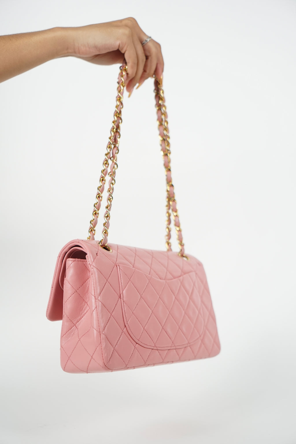 Chanel Lambskin Baby Pink Double Flap Bag