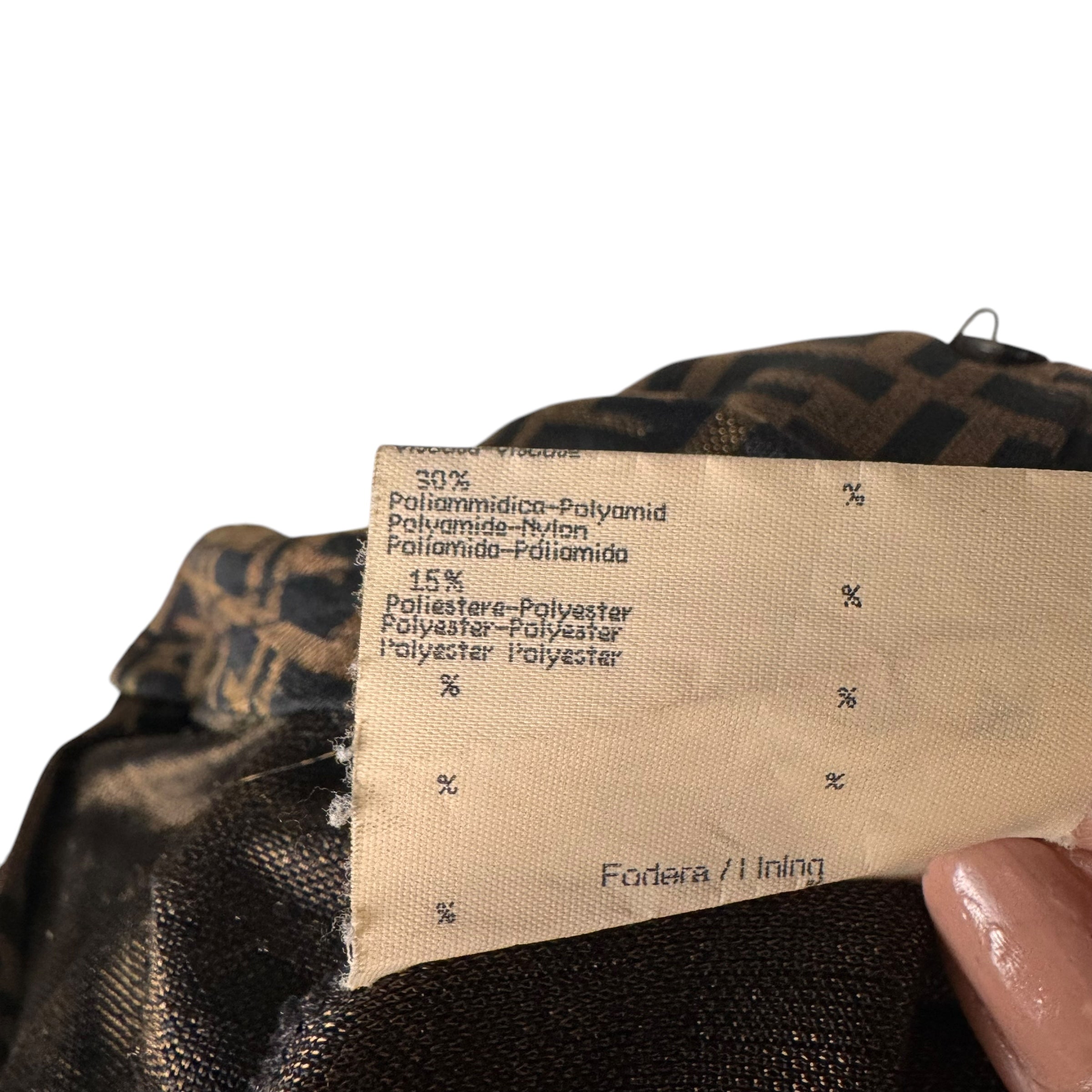 Fendi Long Sleeve Zucca Print Button Up