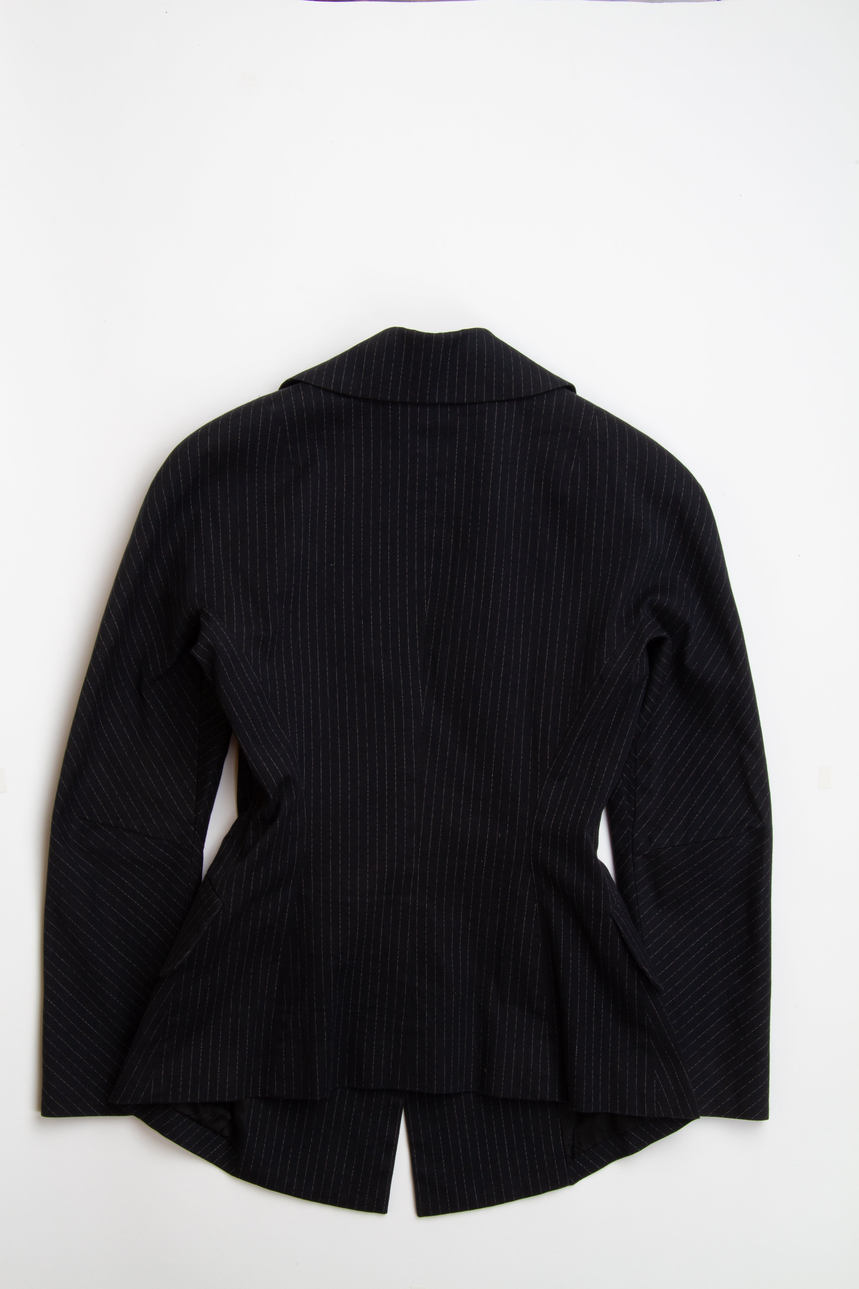 Vintage Designer 2000s Vivienne Westwood Black Single Button Orb Blazer | S