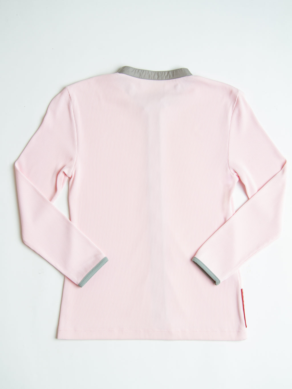 Vintage Prada Sport Pink Long Sleeve Zip Up Nylon Top