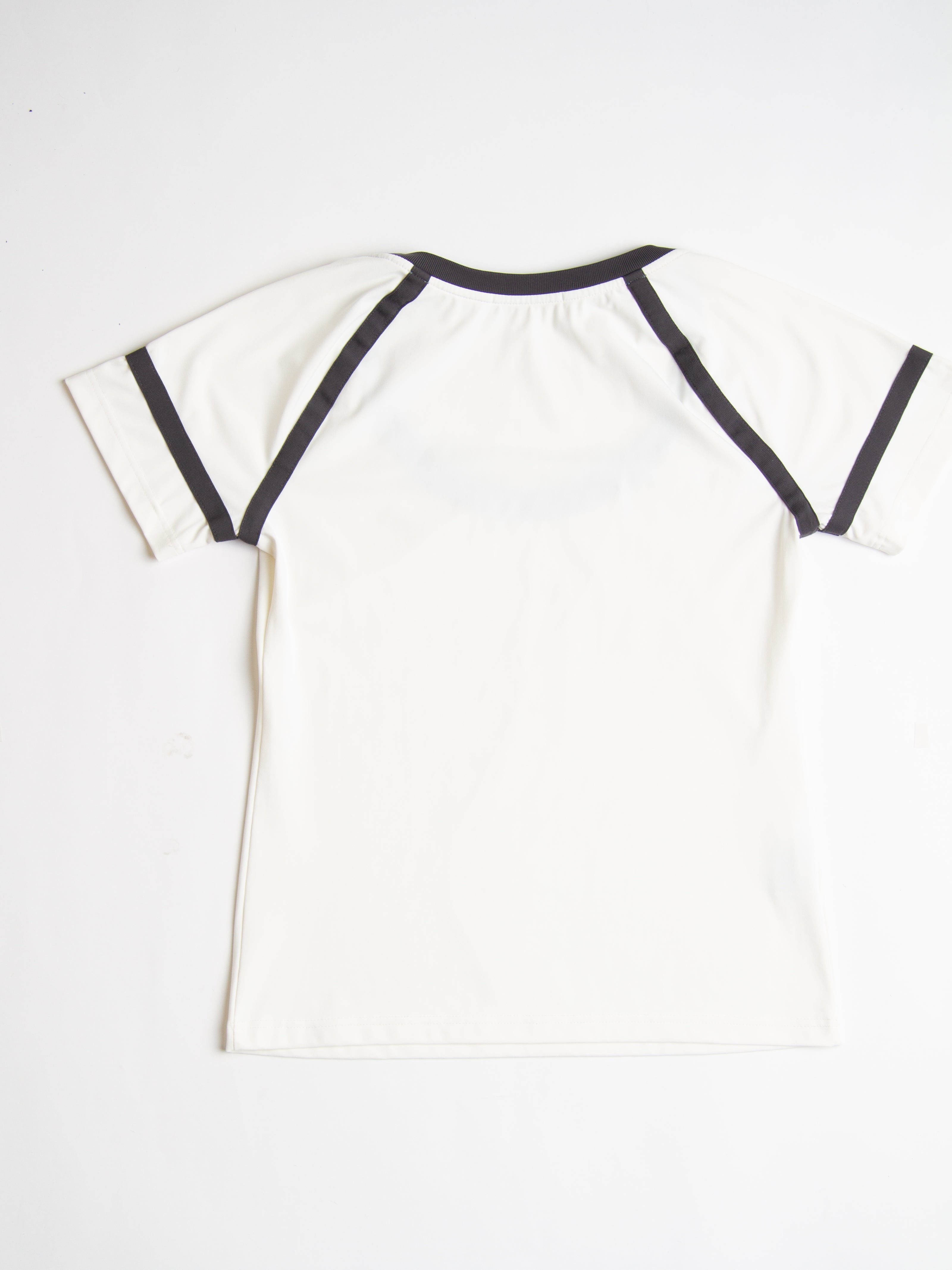 Vintage Prada Sport White Striped Top Skirt Set