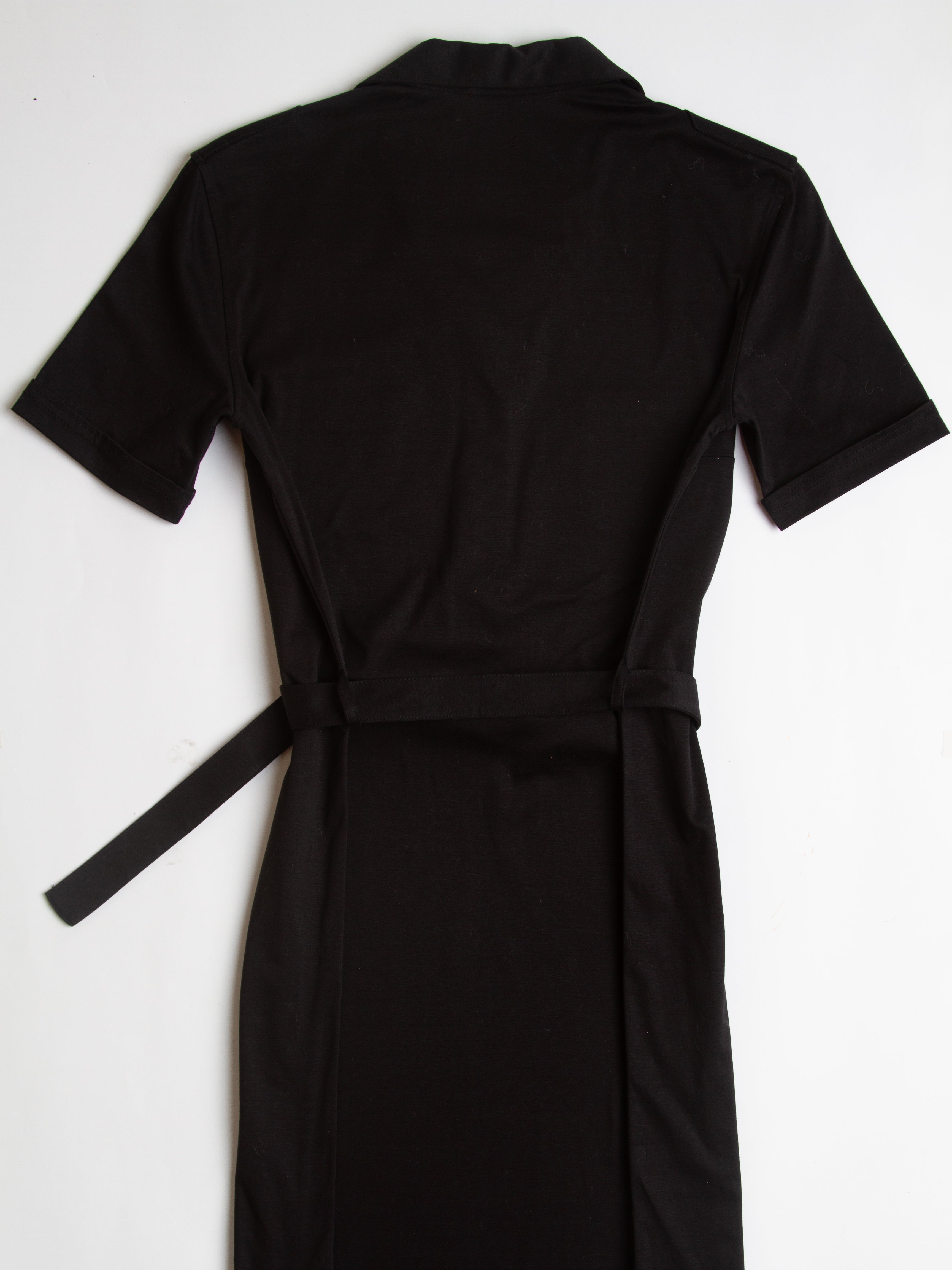 Vintage Prada Sport Buckled Short Sleeve Utility Dress Size Medium