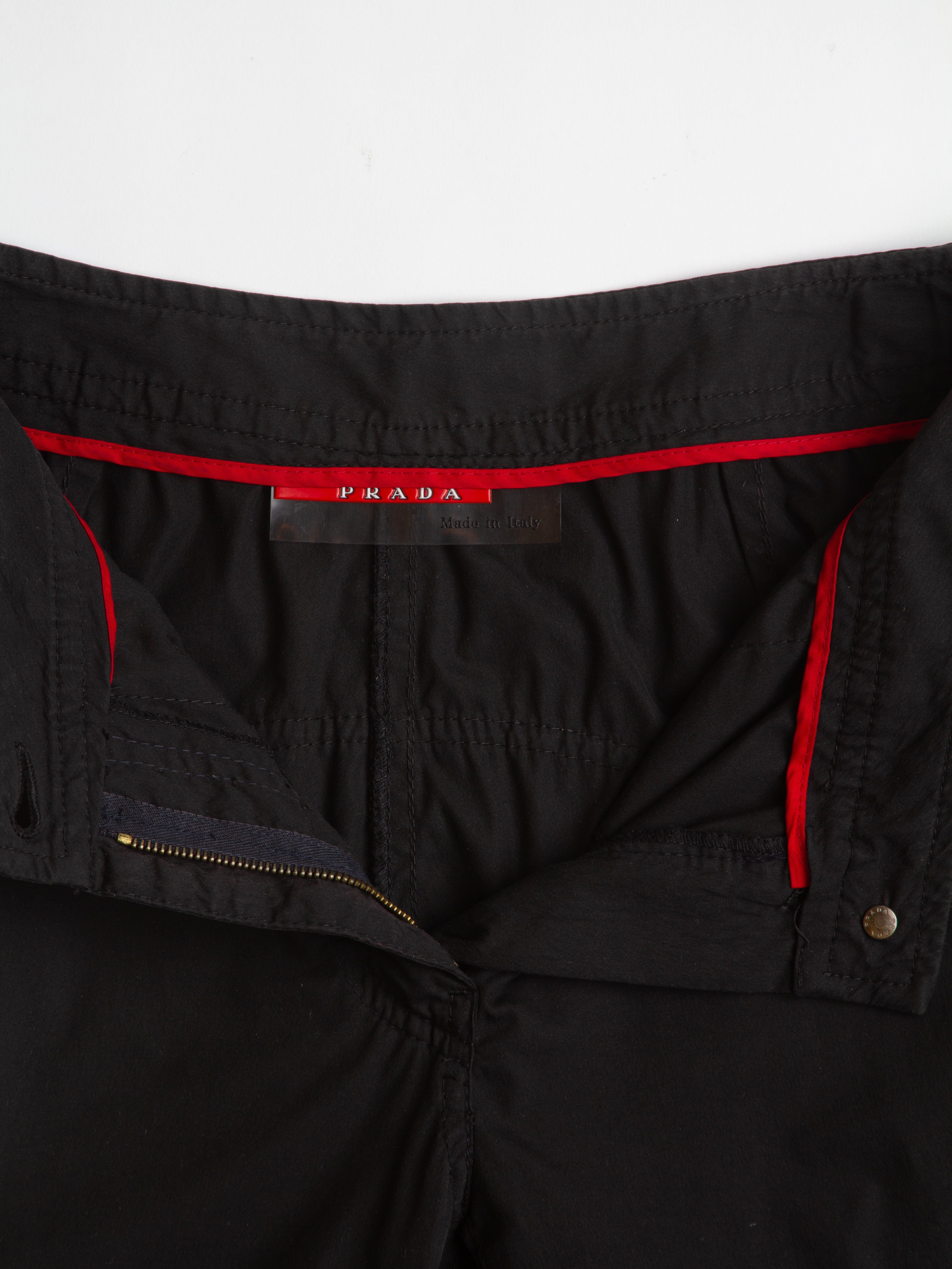 Vintage Prada Sport Buckle Cargo Pants XS | US2, IT38