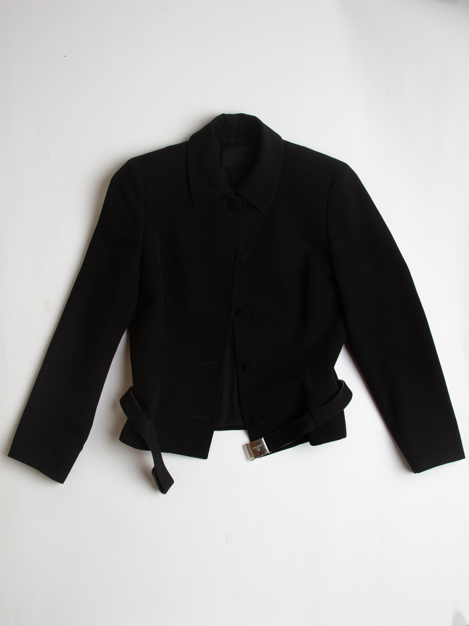 Vintage Prada Belted Button Blazer Size S | US4, IT40