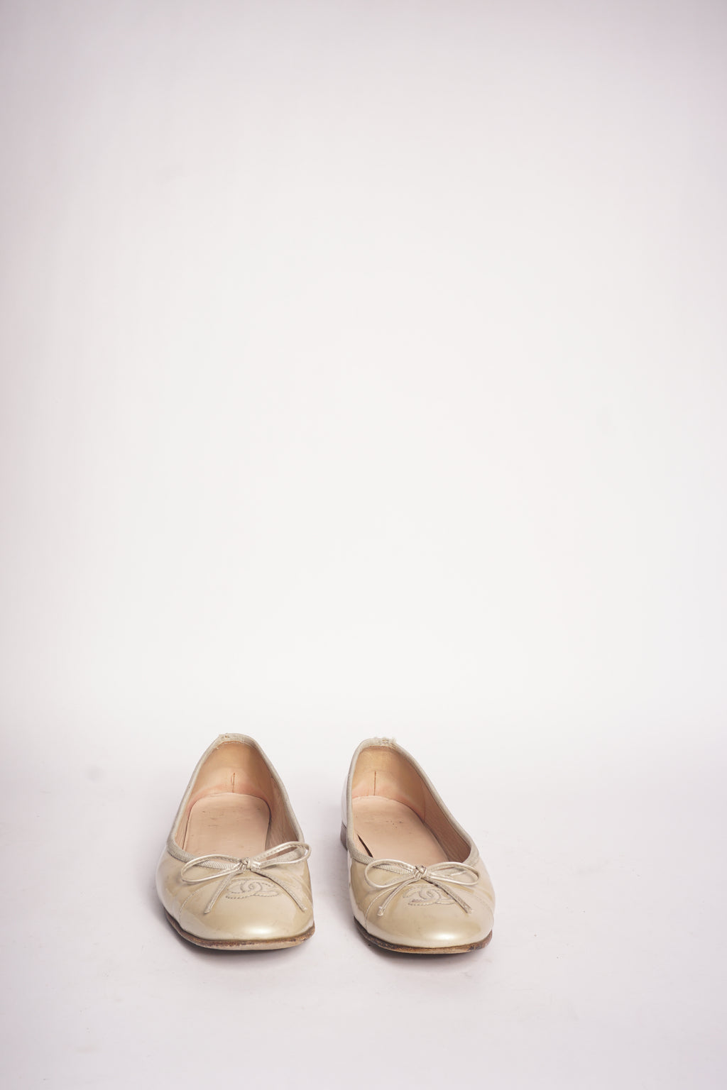 Chanel Beige Flats