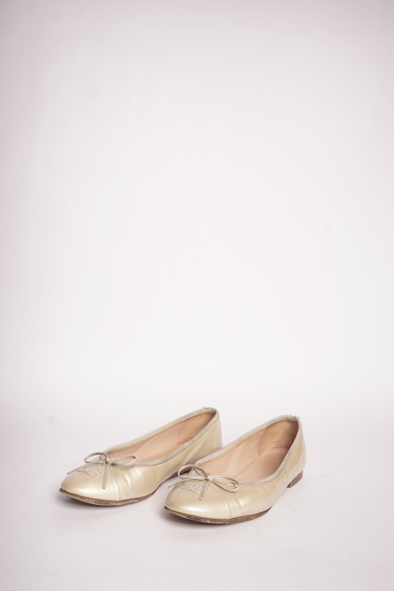 Chanel Beige Flats