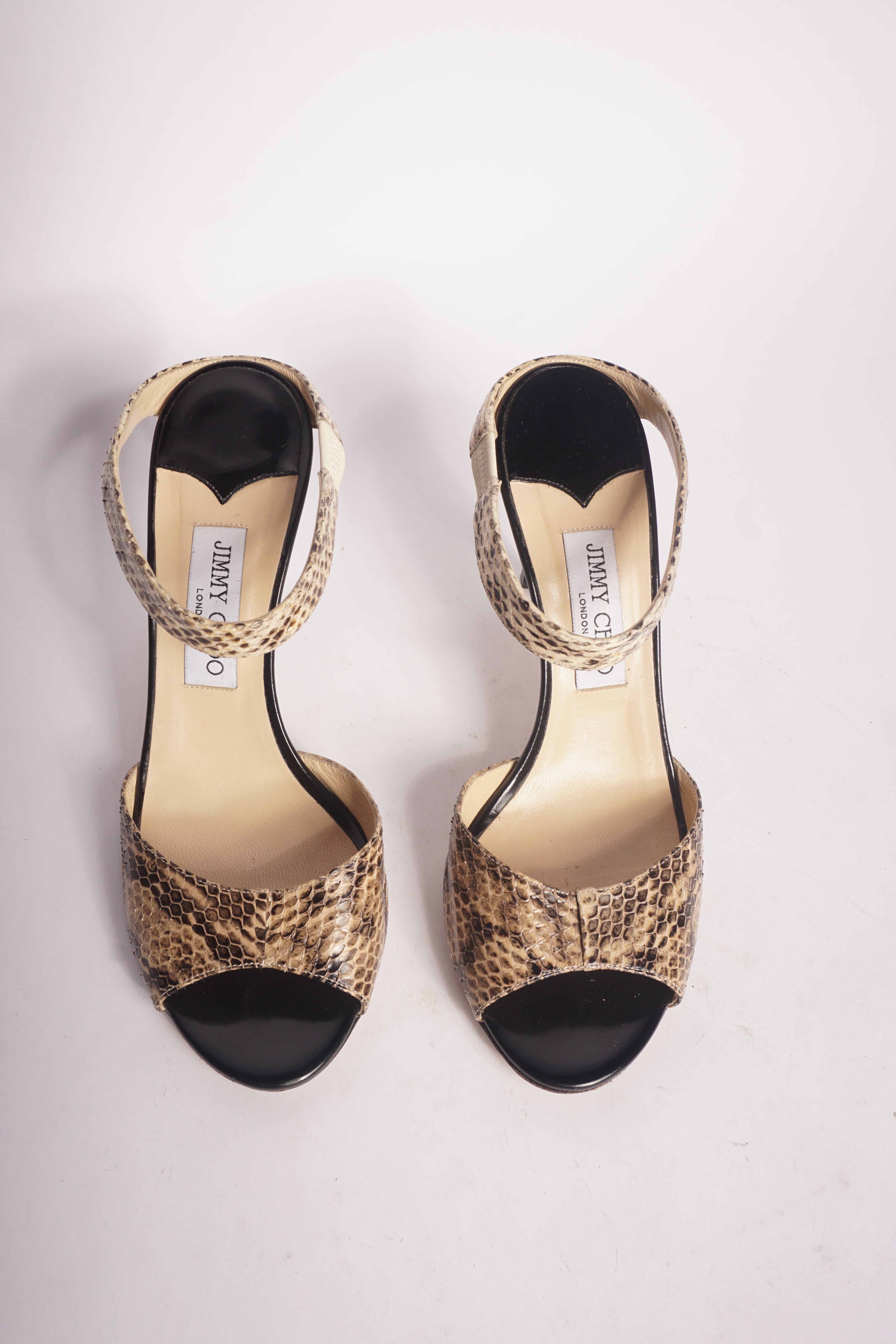 Jimmy Choo Snakeskin Mules