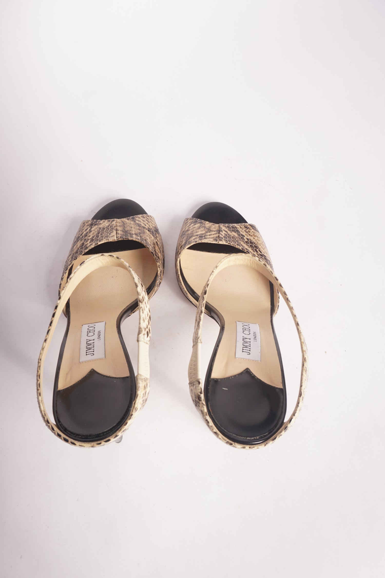 Jimmy Choo Snakeskin Mules