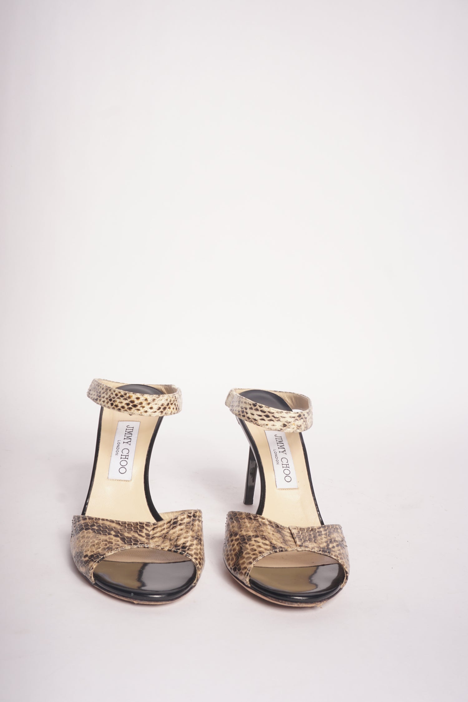 Jimmy Choo Snakeskin Mules