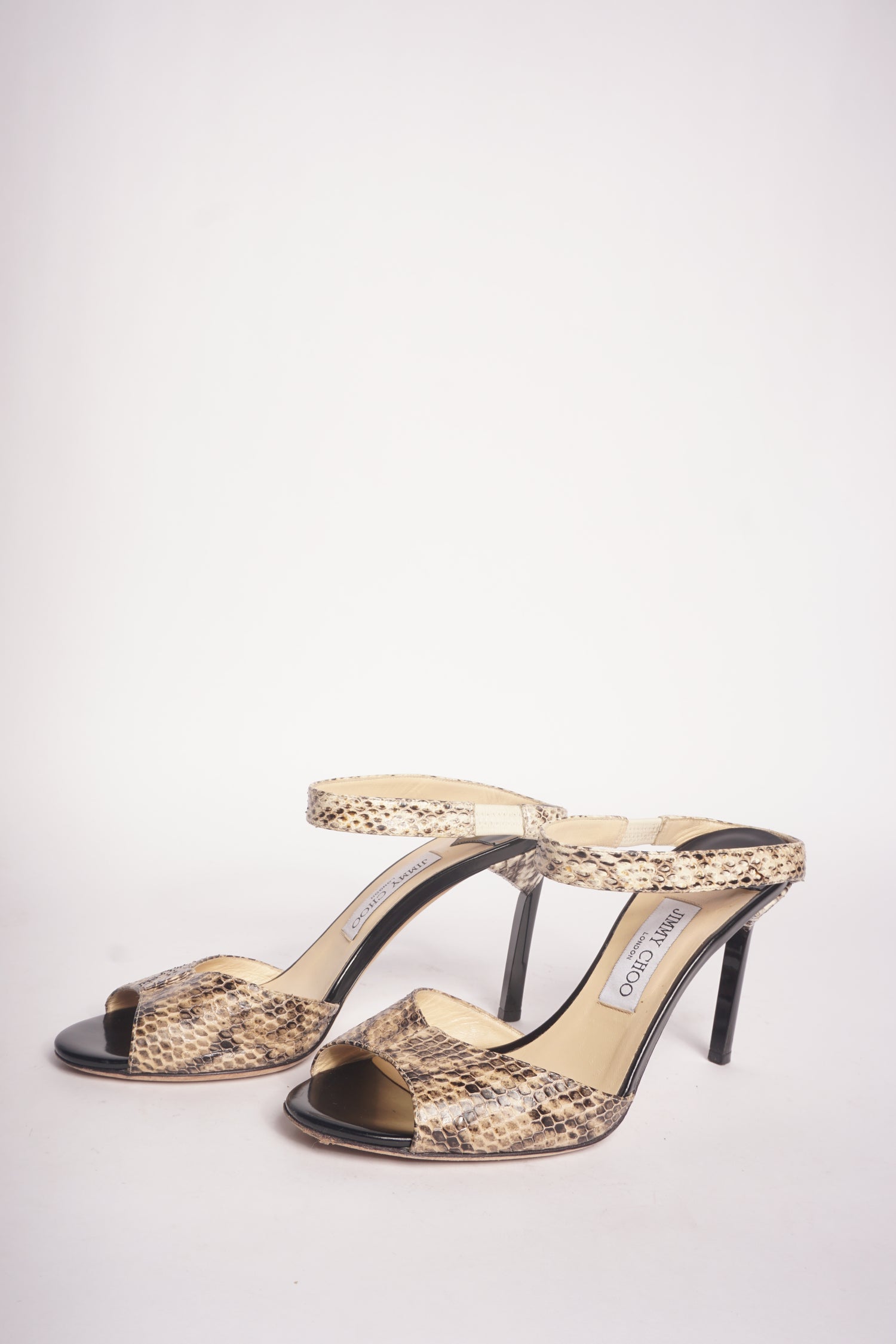 Jimmy Choo Snakeskin Mules