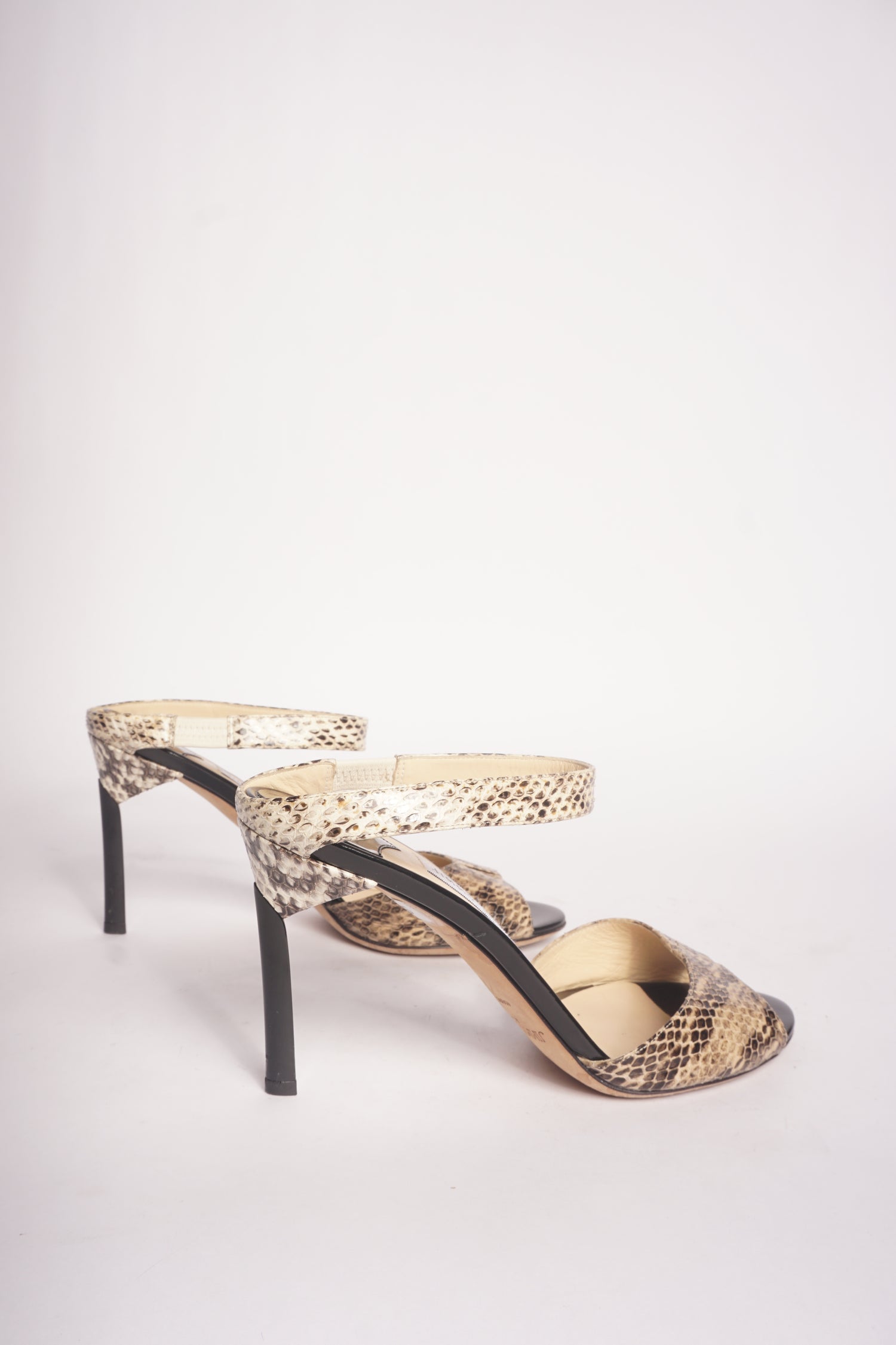 Jimmy Choo Snakeskin Mules