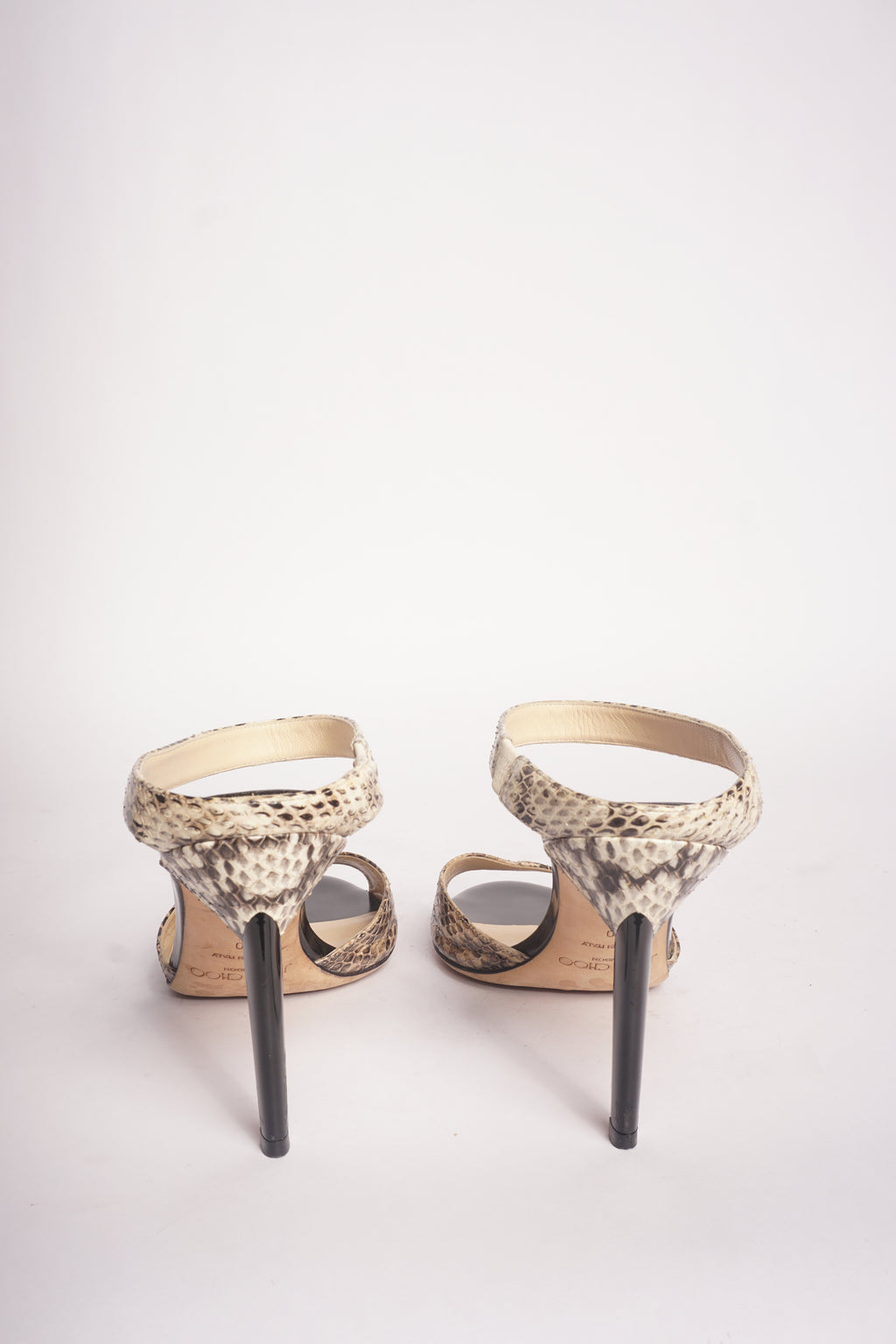 Jimmy Choo Snakeskin Mules