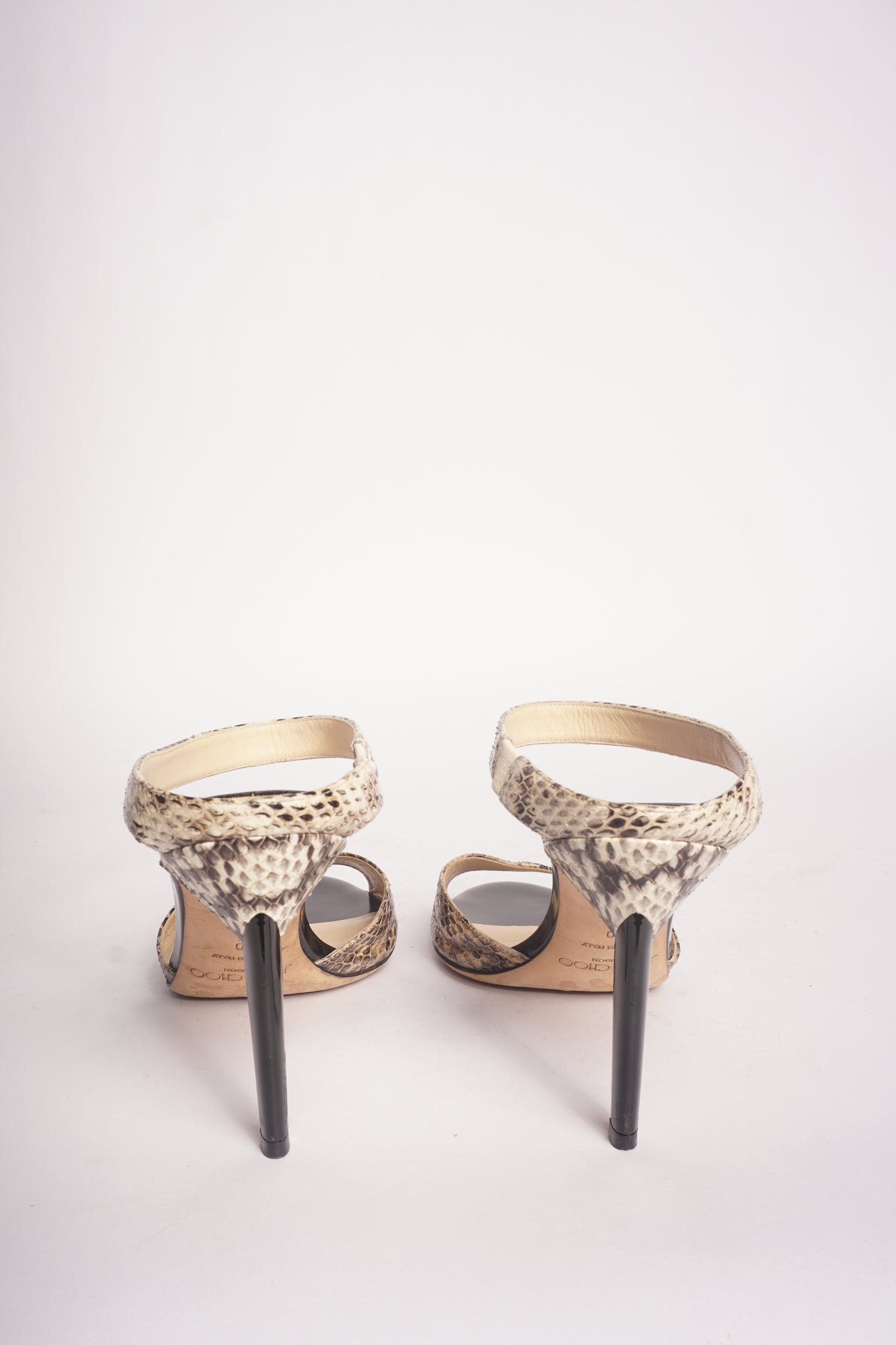 Jimmy Choo Snakeskin Mules