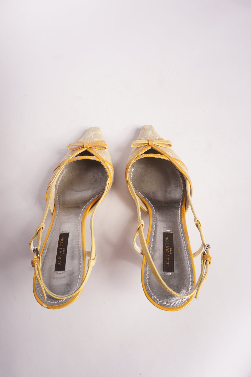Louis Vuitton Pointed Toe Slingback Heels