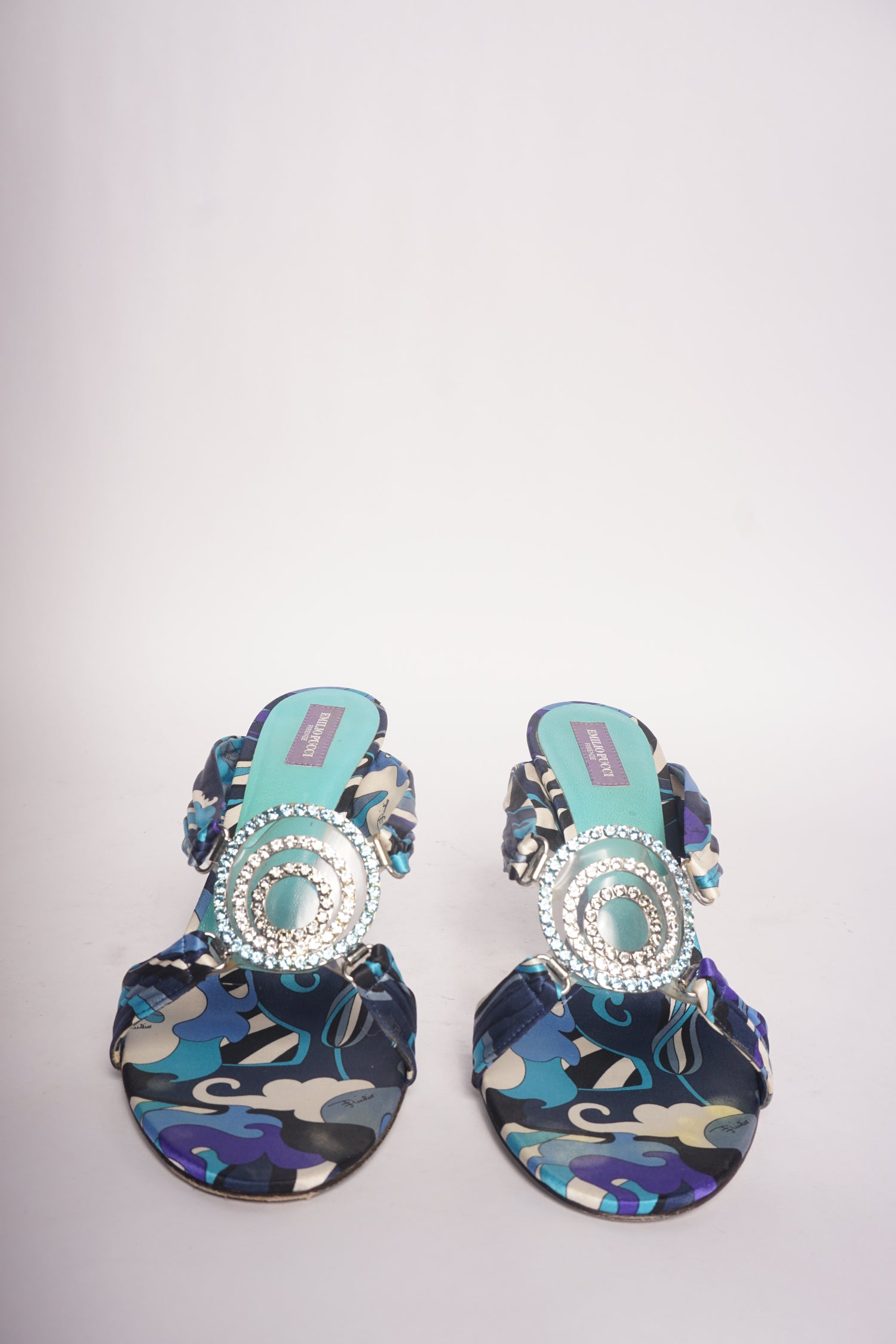 Emilio Pucci Blue Heels
