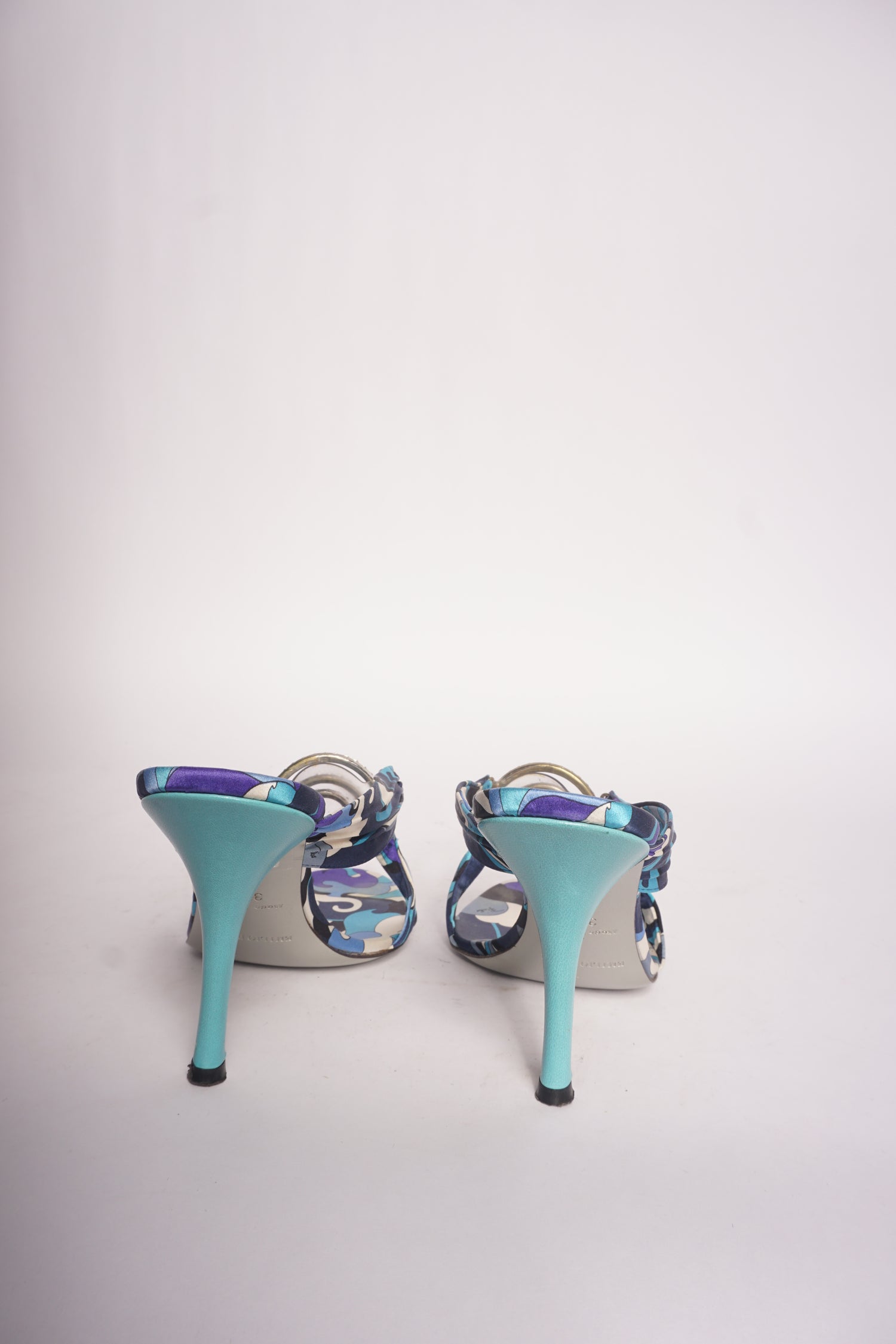 Emilio Pucci Blue Heels