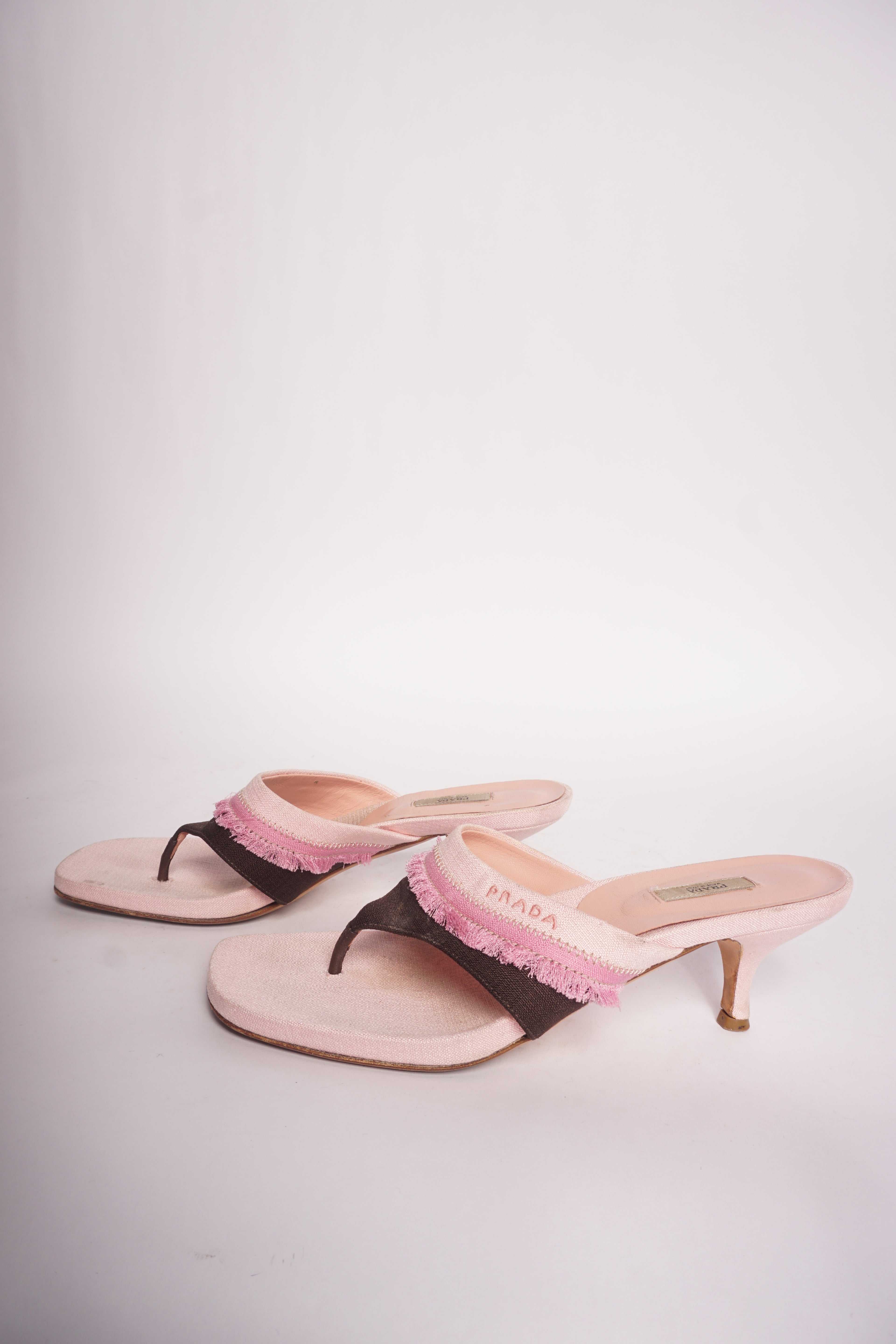 Prada Pink Sandals