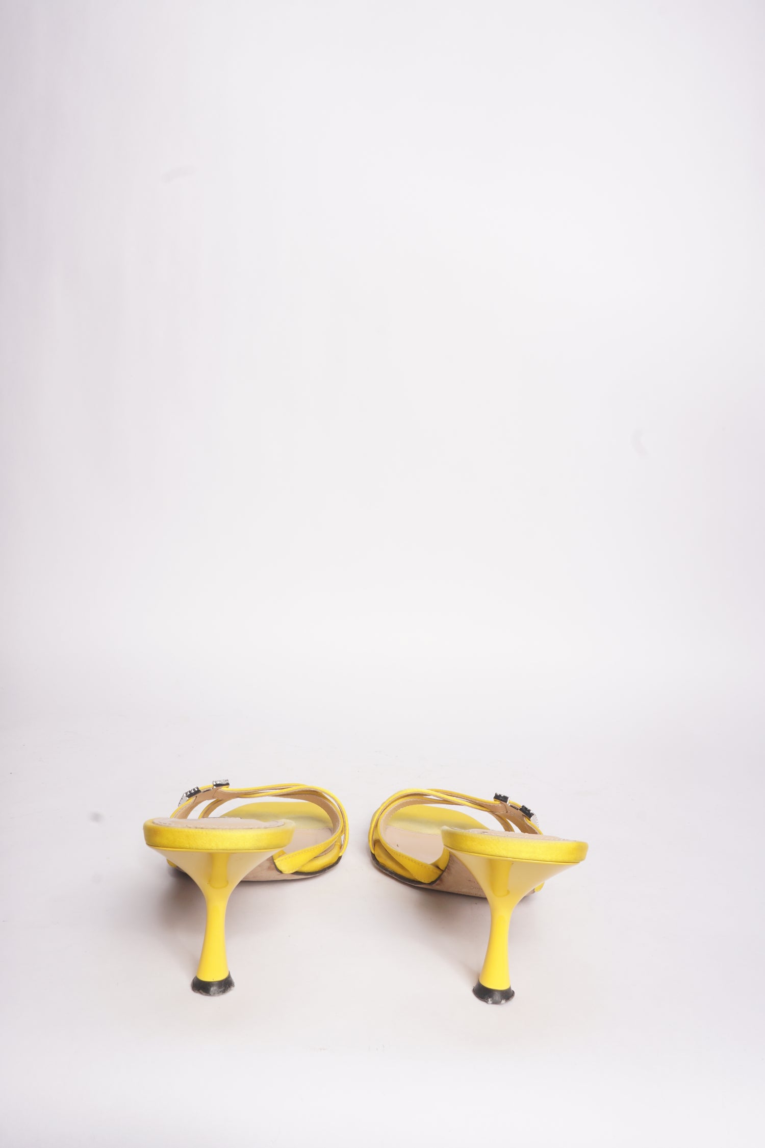 Sergio Rossi Yellow Mini Prince Heeled Sandals