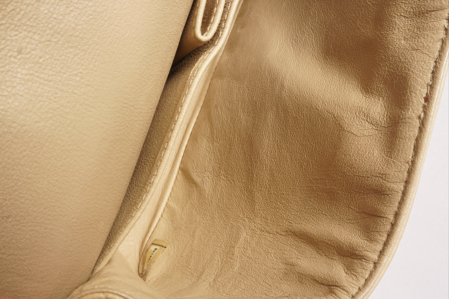 Chanel Tan Lambskin Double Flap Bag with 24K Gold Plated Hardware