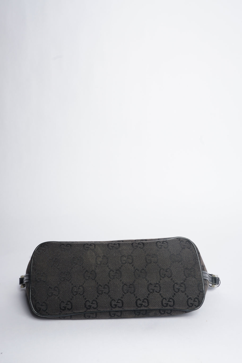Gucci Black Monogram Baguette