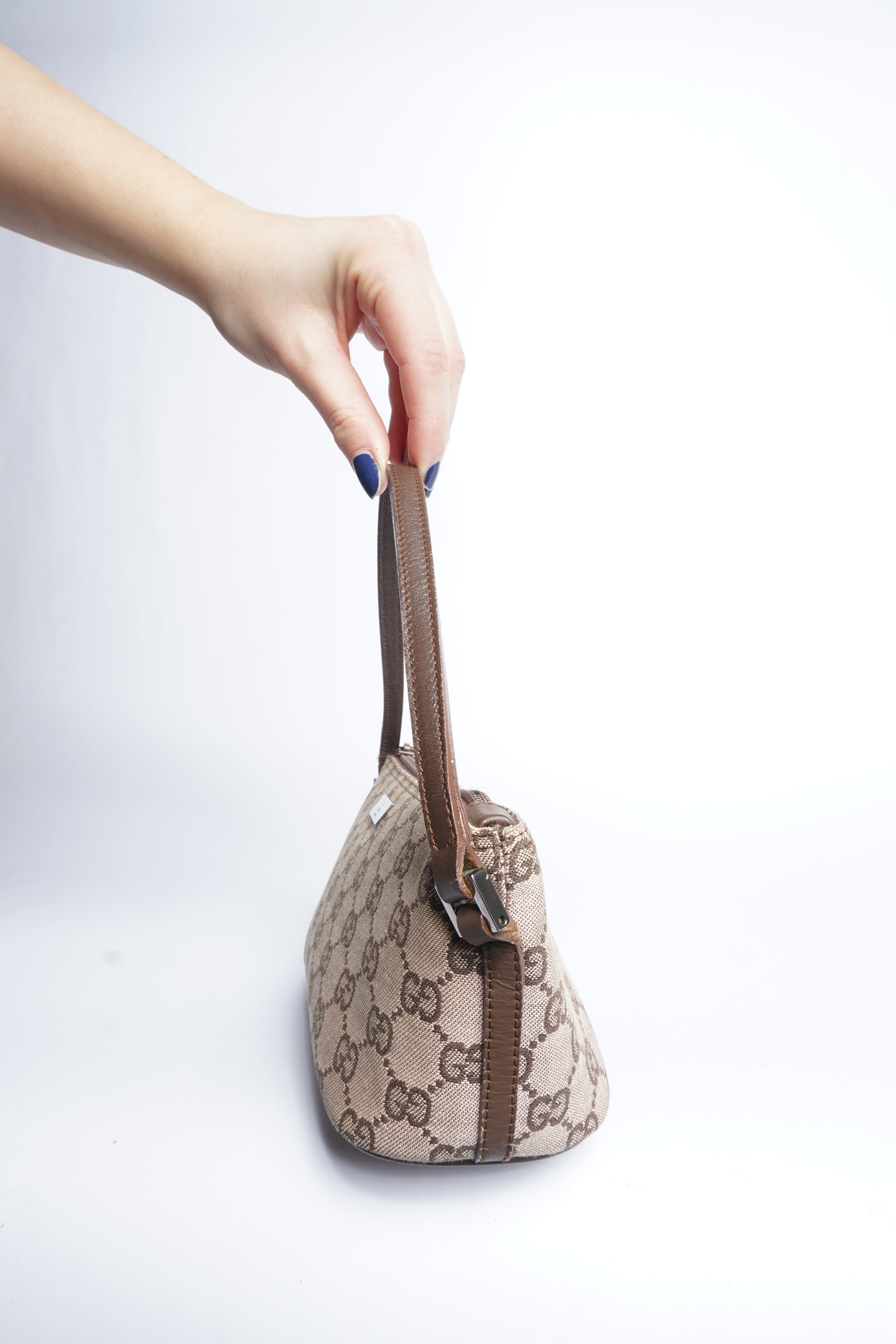 Gucci Brown Monogram Pochette