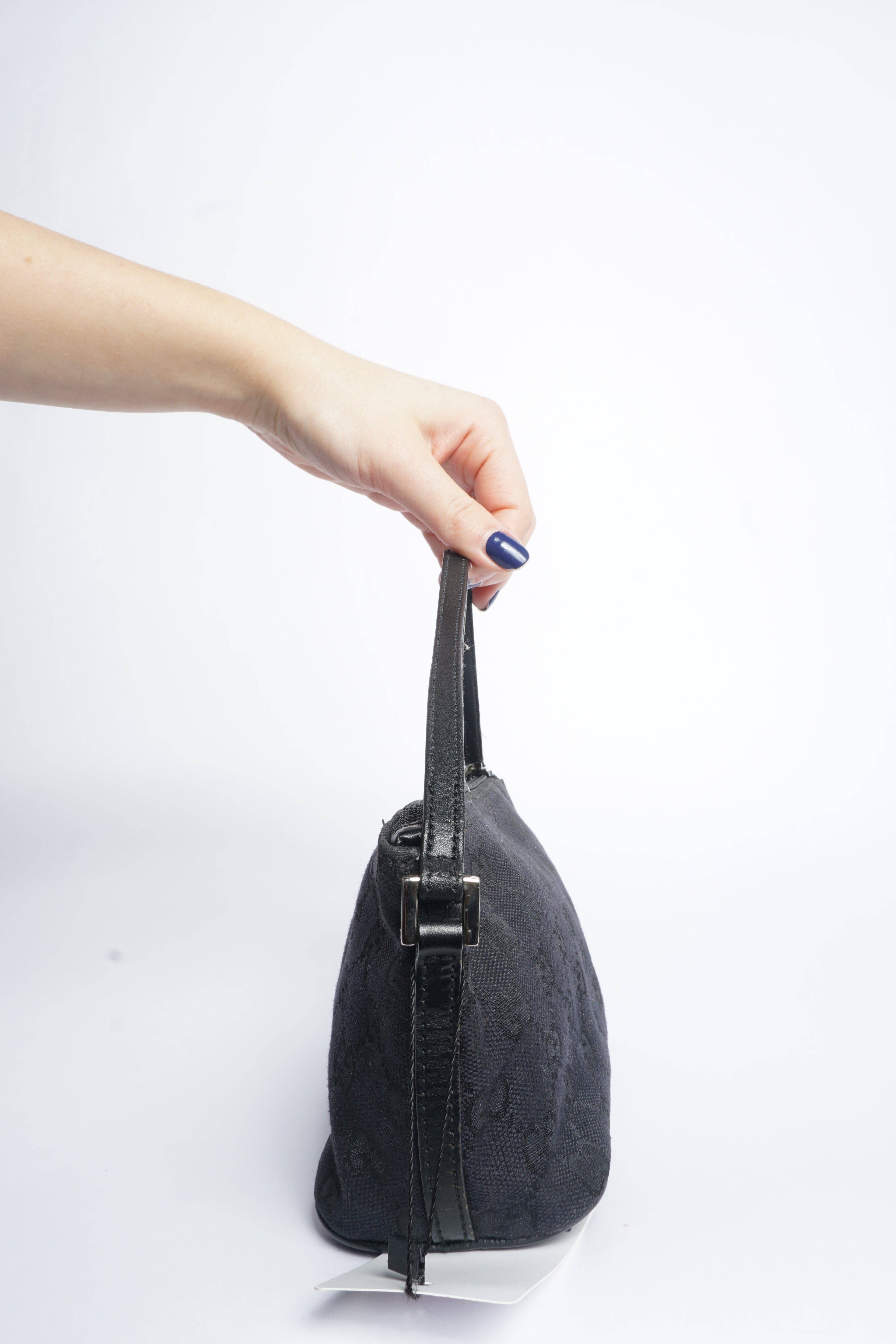 Gucci Black Monogram Pochette