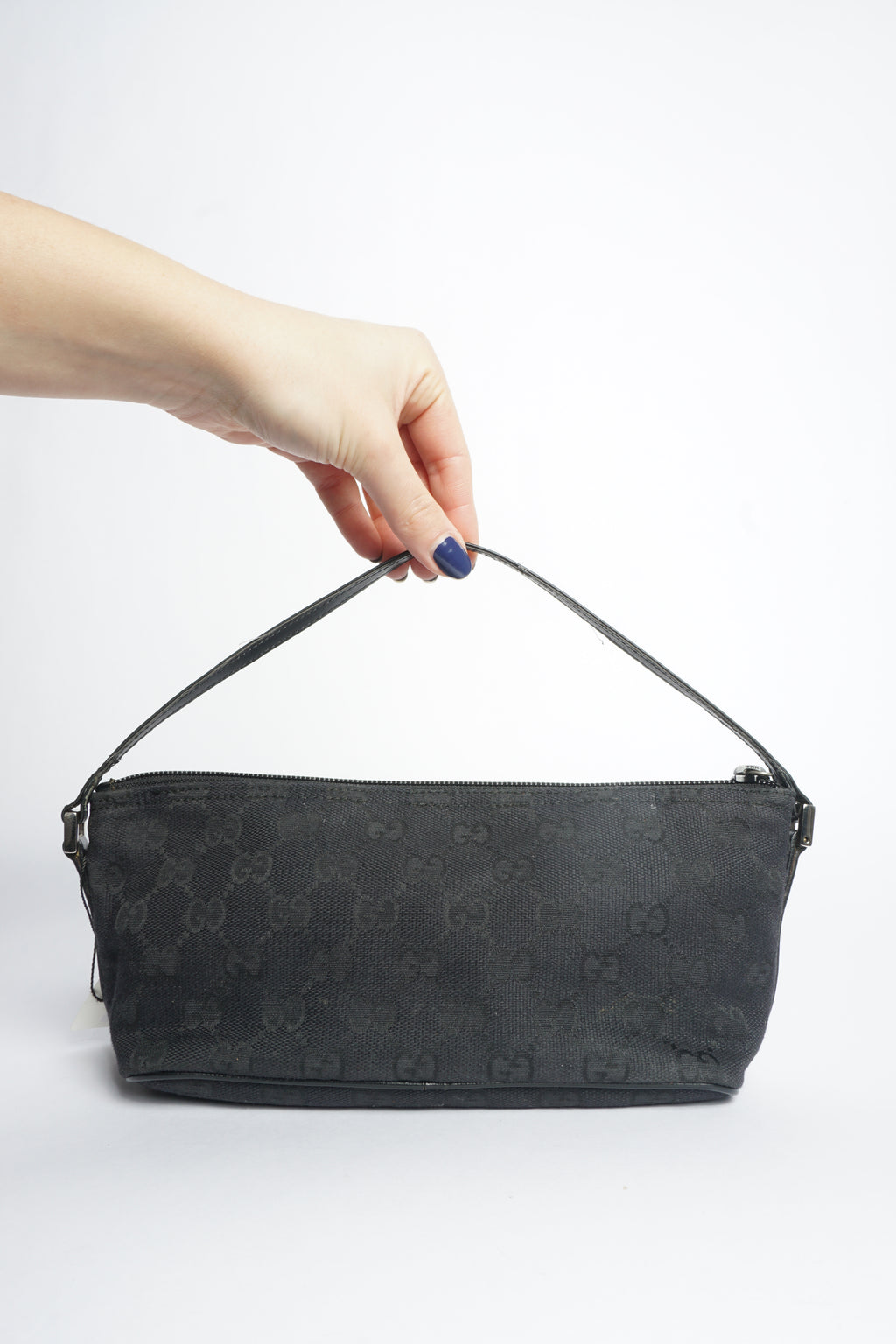 Gucci Black Monogram Pochette