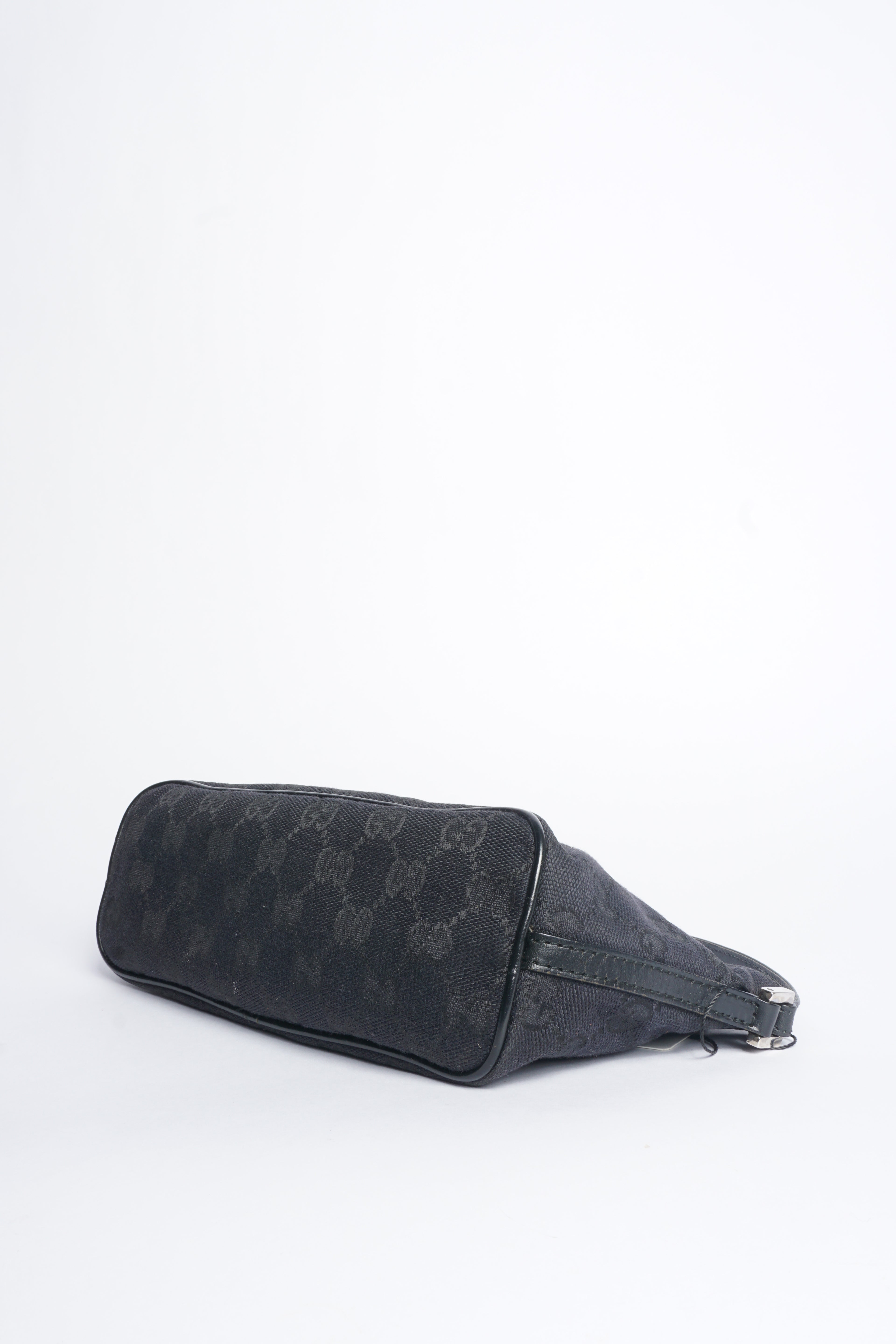 Gucci Black Monogram Pochette
