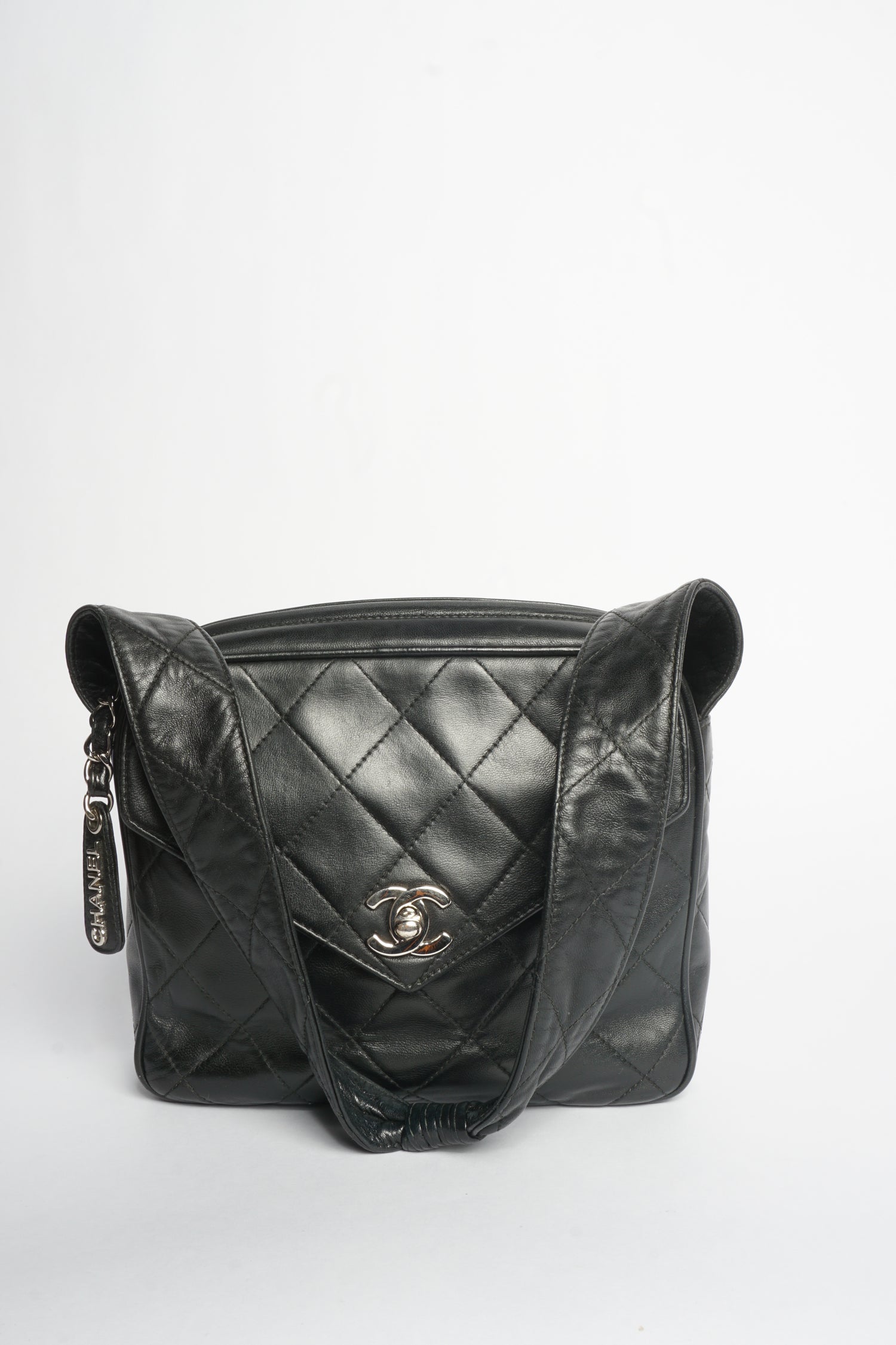 Chanel Black Quilted Leather Shoulder Bag