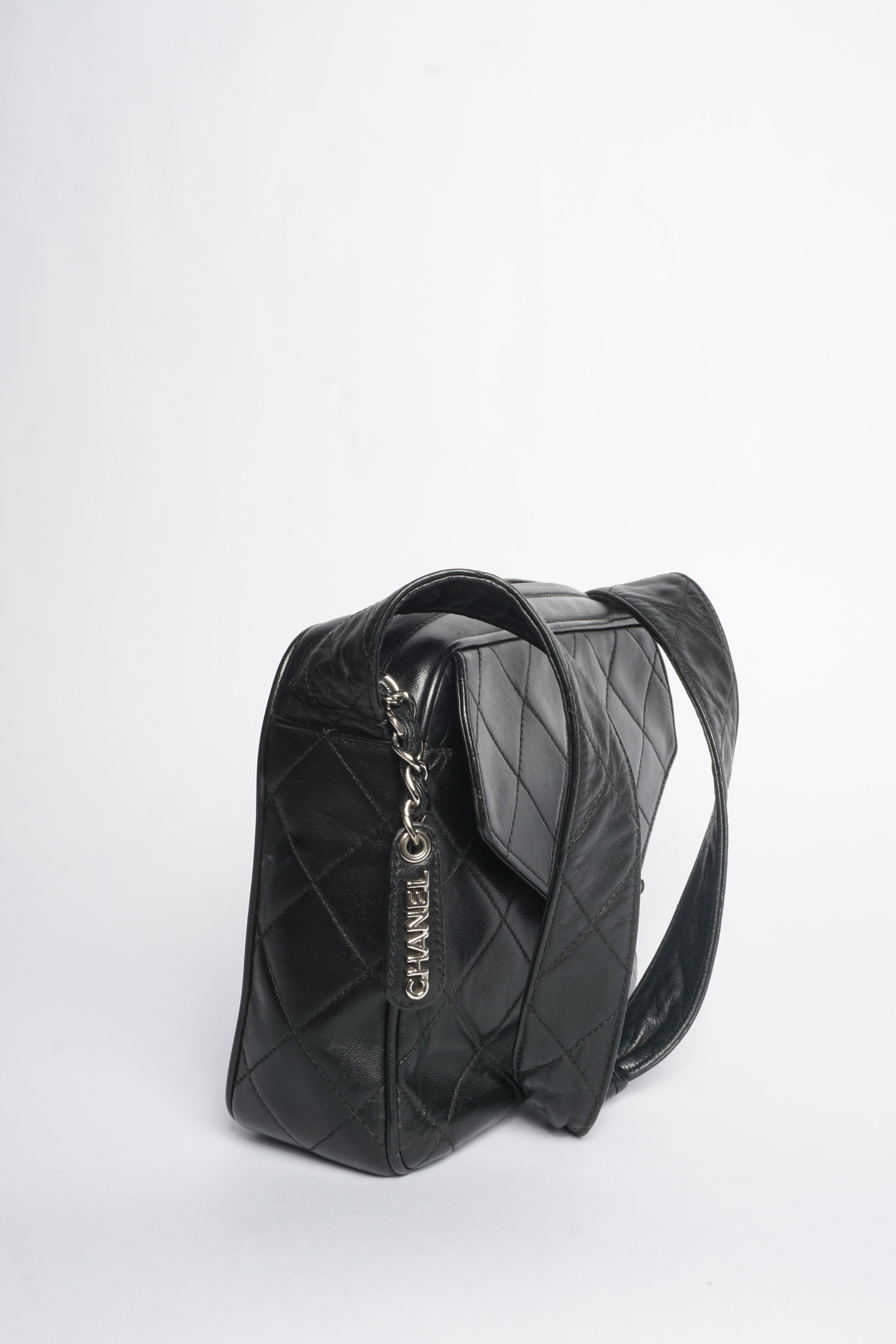 Chanel Black Quilted Leather Shoulder Bag