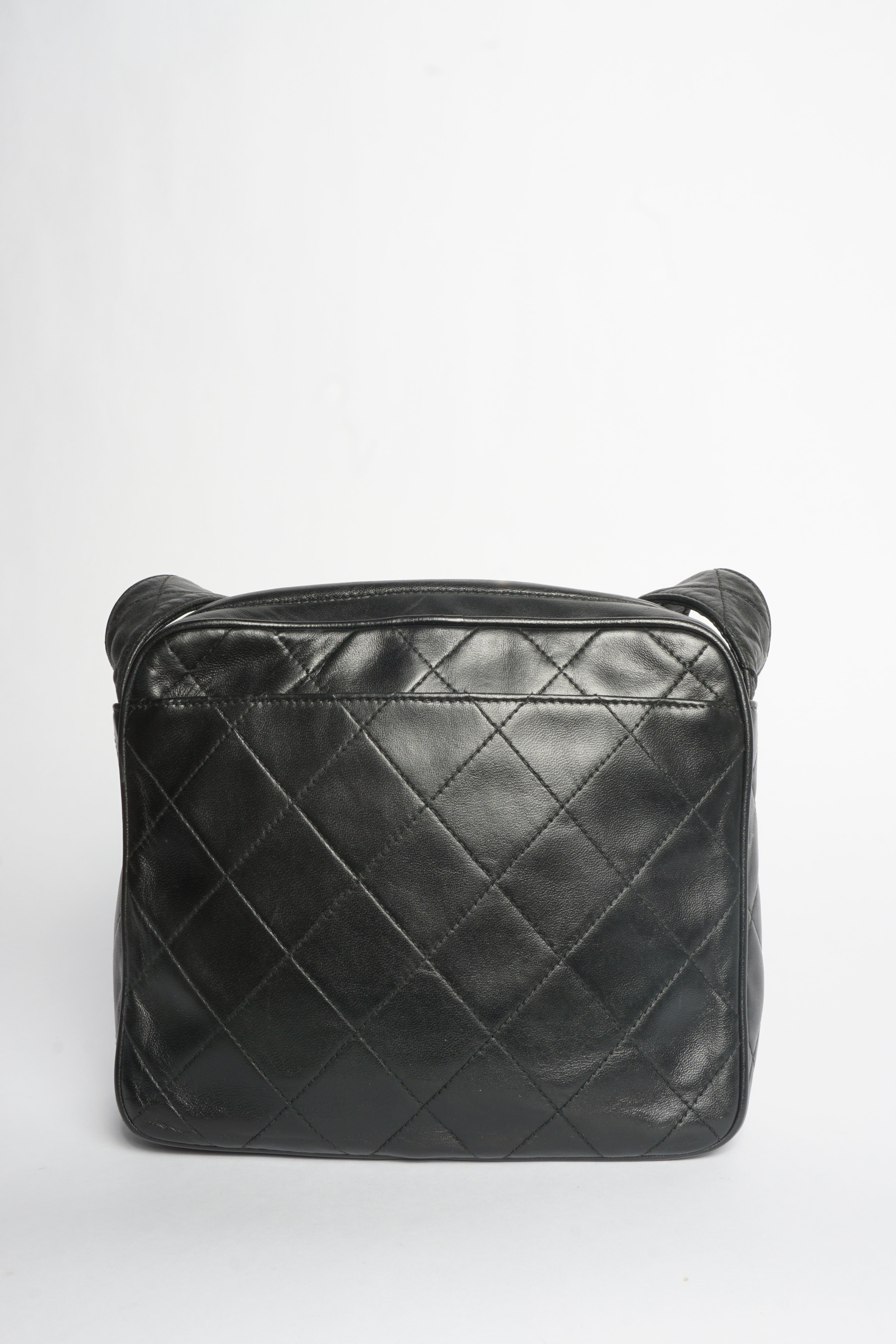 Chanel Black Quilted Leather Shoulder Bag