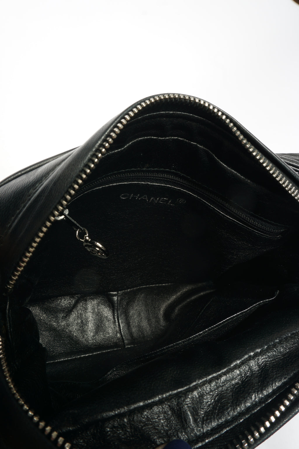 Chanel Black Quilted Leather Shoulder Bag