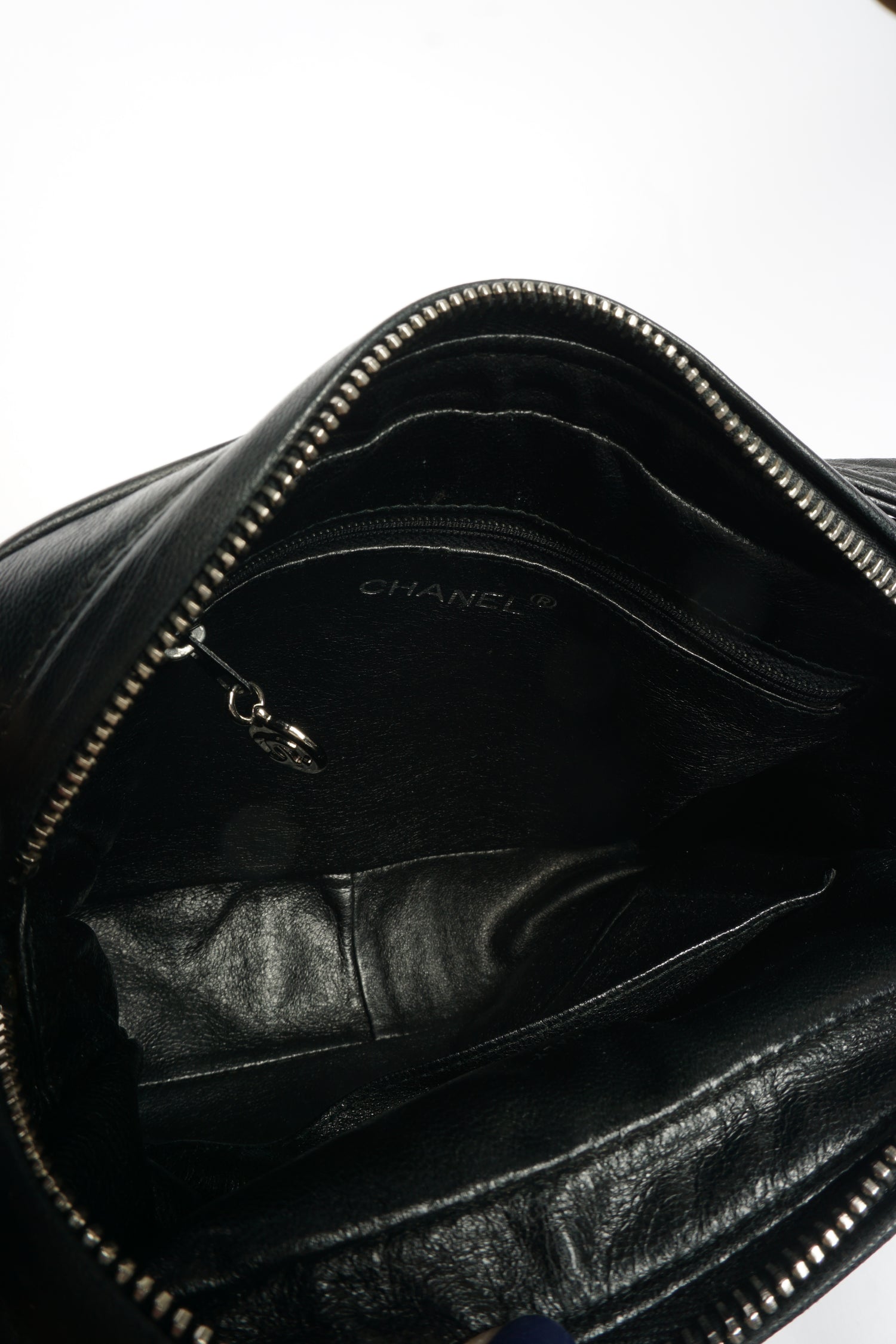 Chanel Black Quilted Leather Shoulder Bag