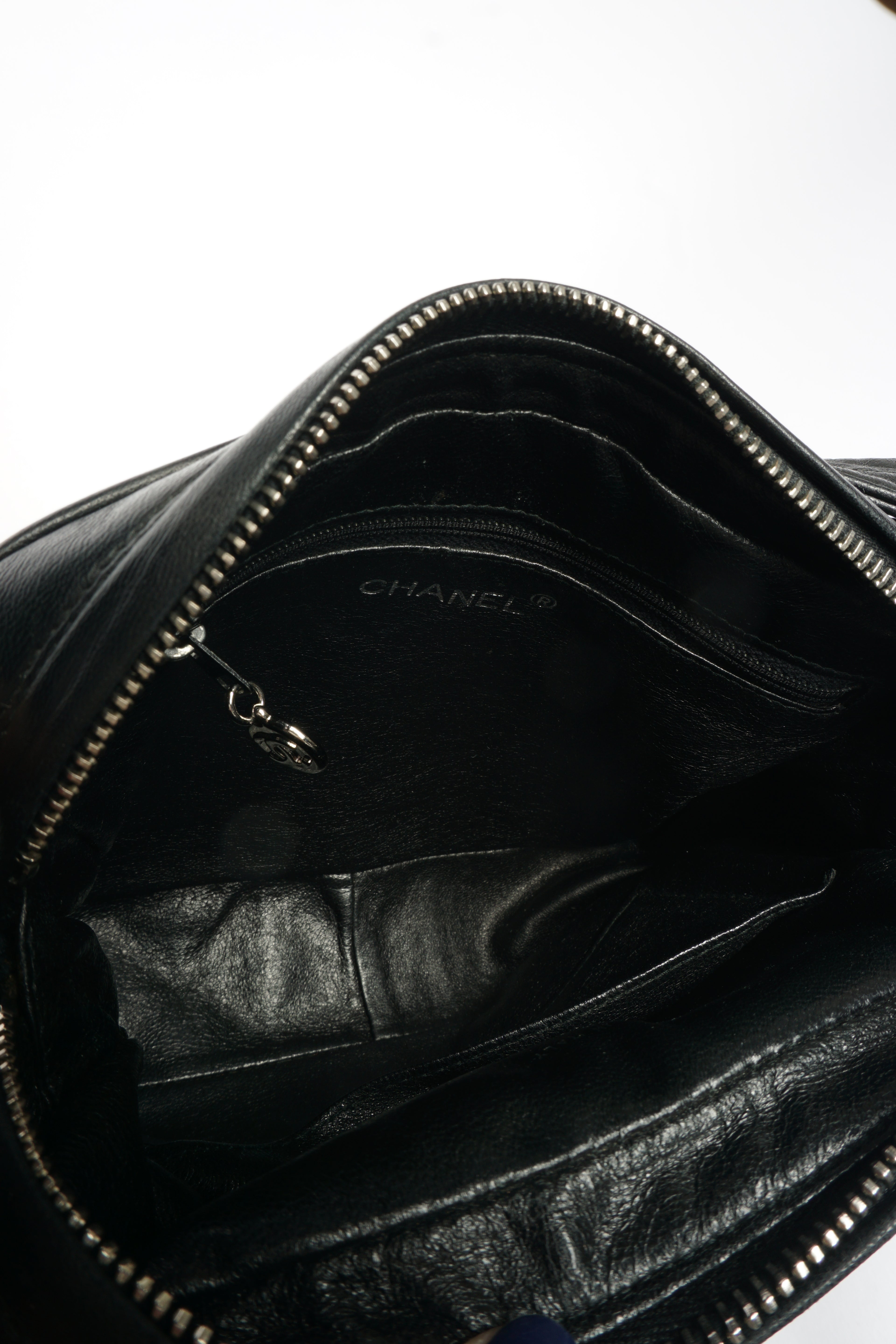 Chanel Black Quilted Leather Shoulder Bag