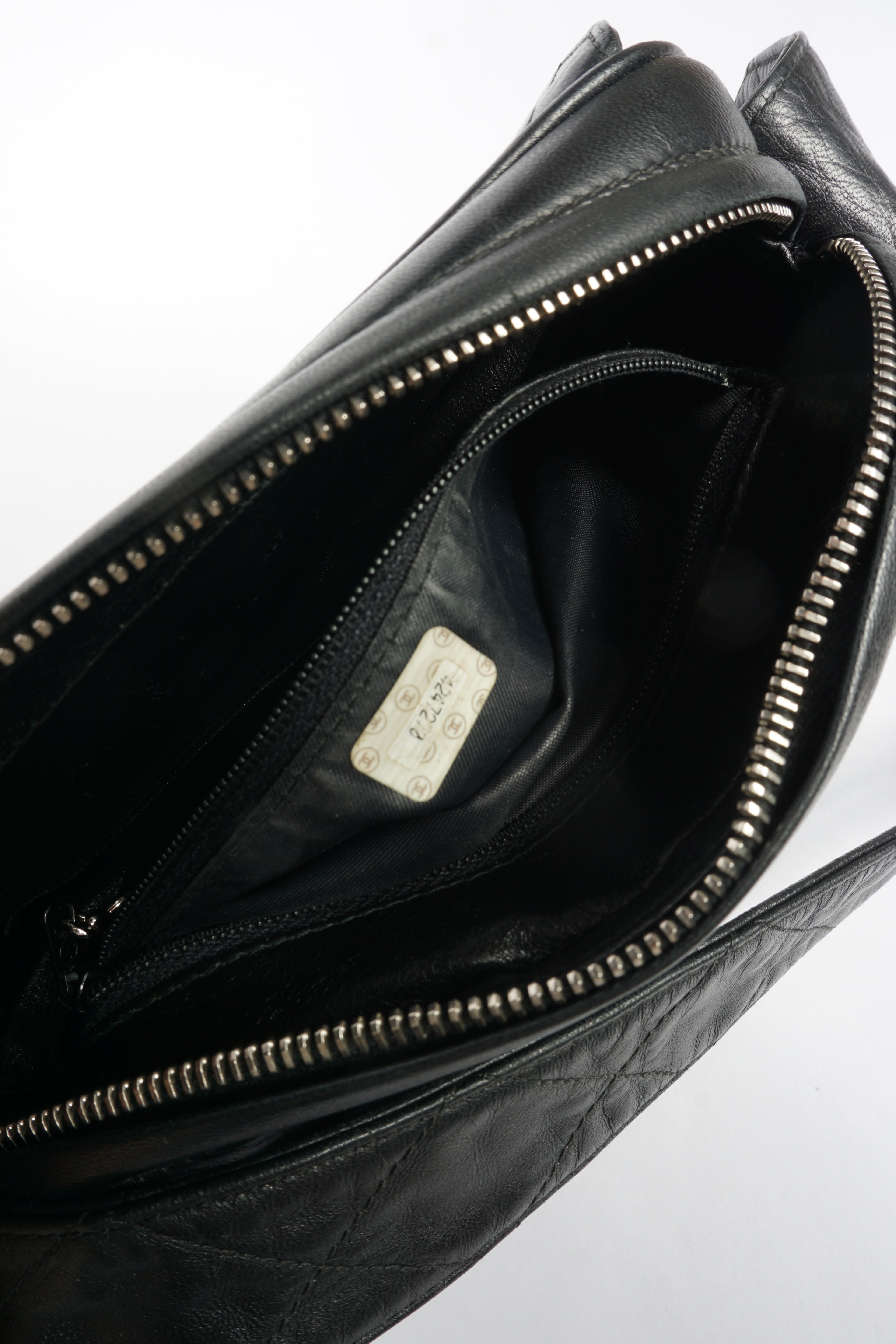 Chanel Black Quilted Leather Shoulder Bag