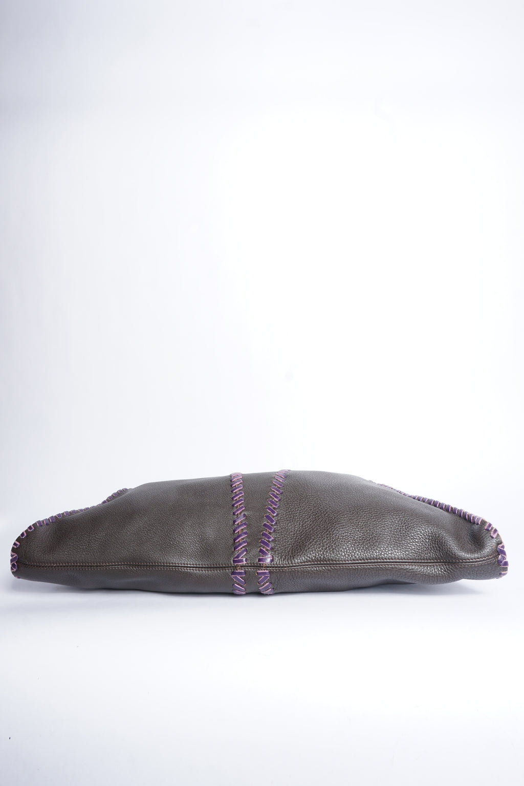 Fendi Leather Stitched Shoulder Bag