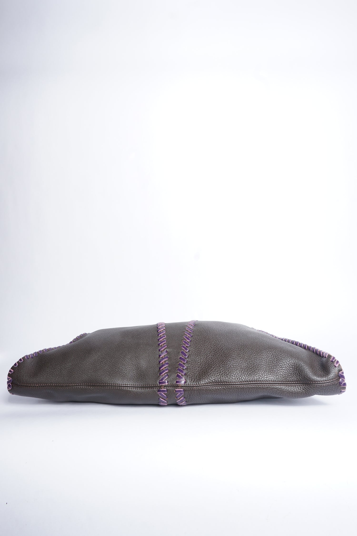 Fendi Leather Stitched Shoulder Bag