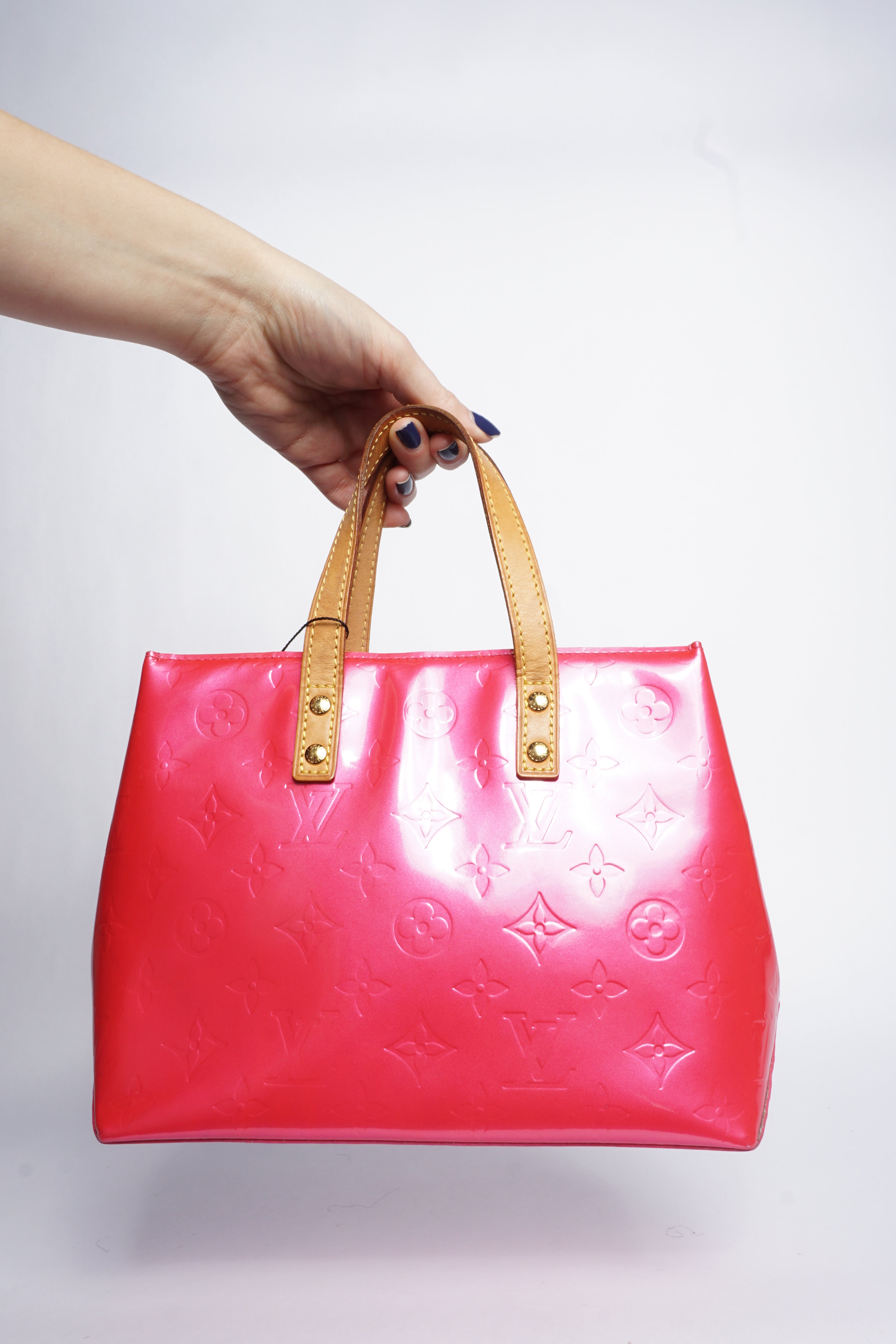 Louis Vuitton Pink Monogram Vernis Tote Bag