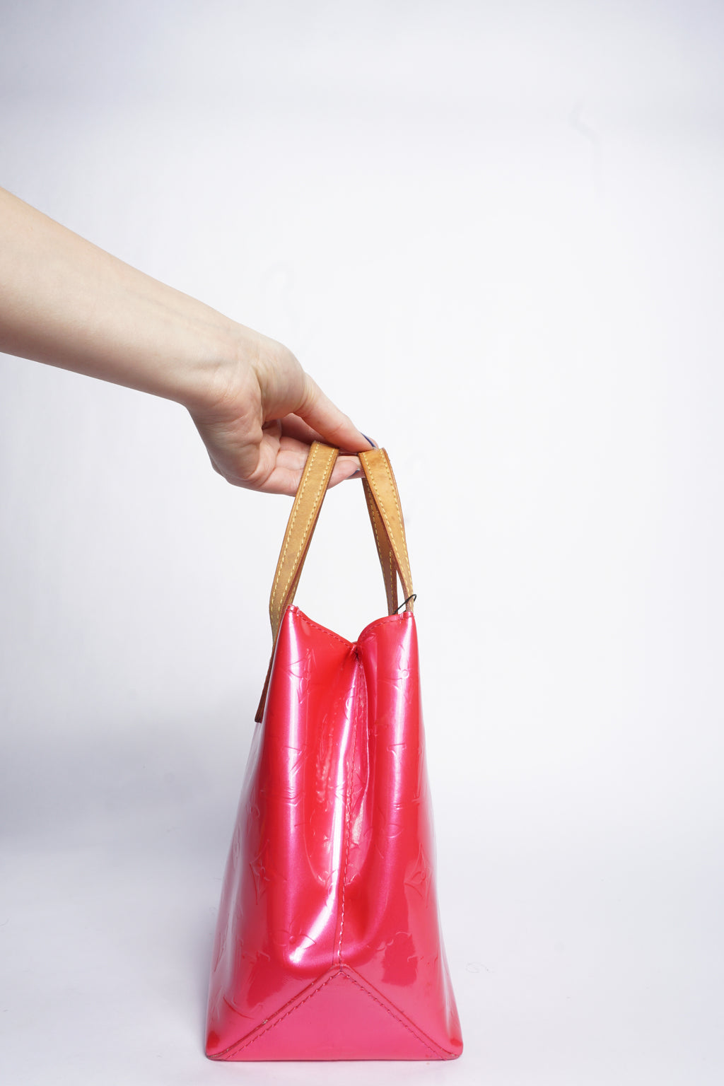 Louis Vuitton Pink Monogram Vernis Tote Bag